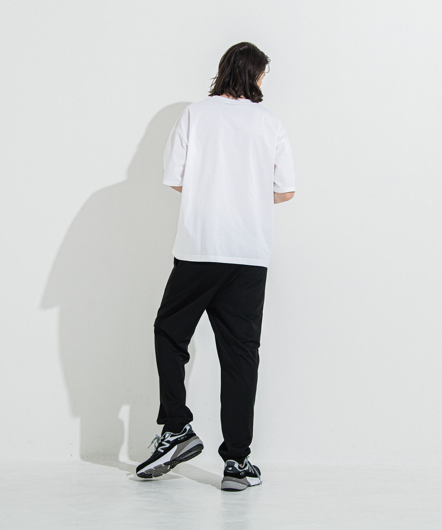 PAT WIDE EASY PANTS / RC36-ST-036BN / ワイドテーパードパンツ / ブラック