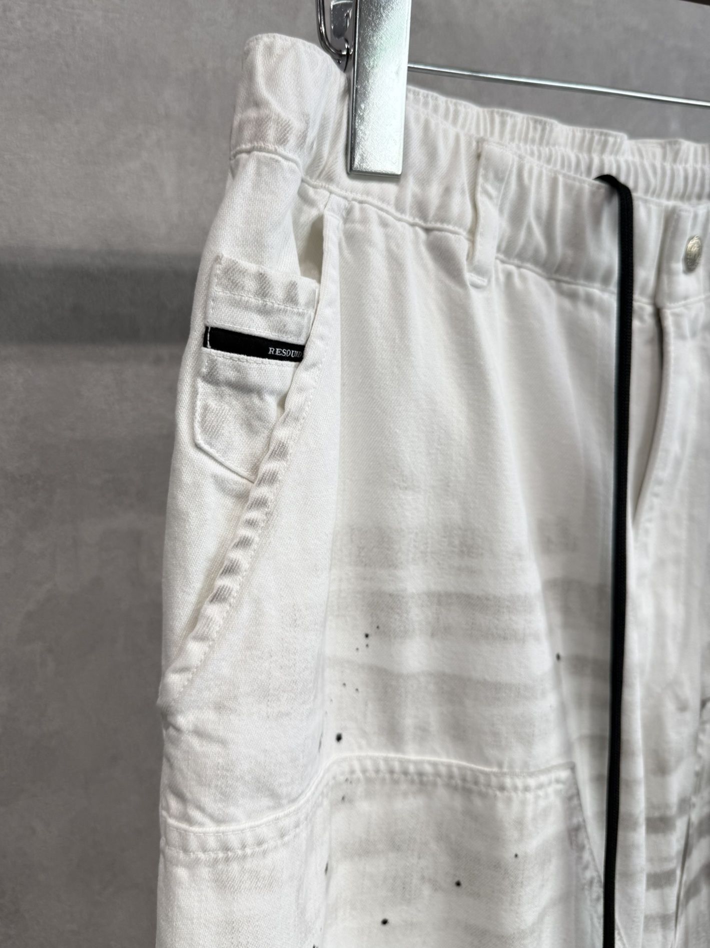 DOUBLE KNEE PT / RC39-ST-041 / ダブルニーワイドデニムパンツ / ホワイトユーズド