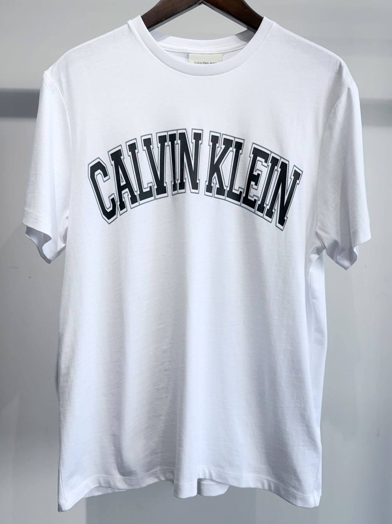 Calvin Klein - 20s カーブバーシティロゴ ショートスリーブT