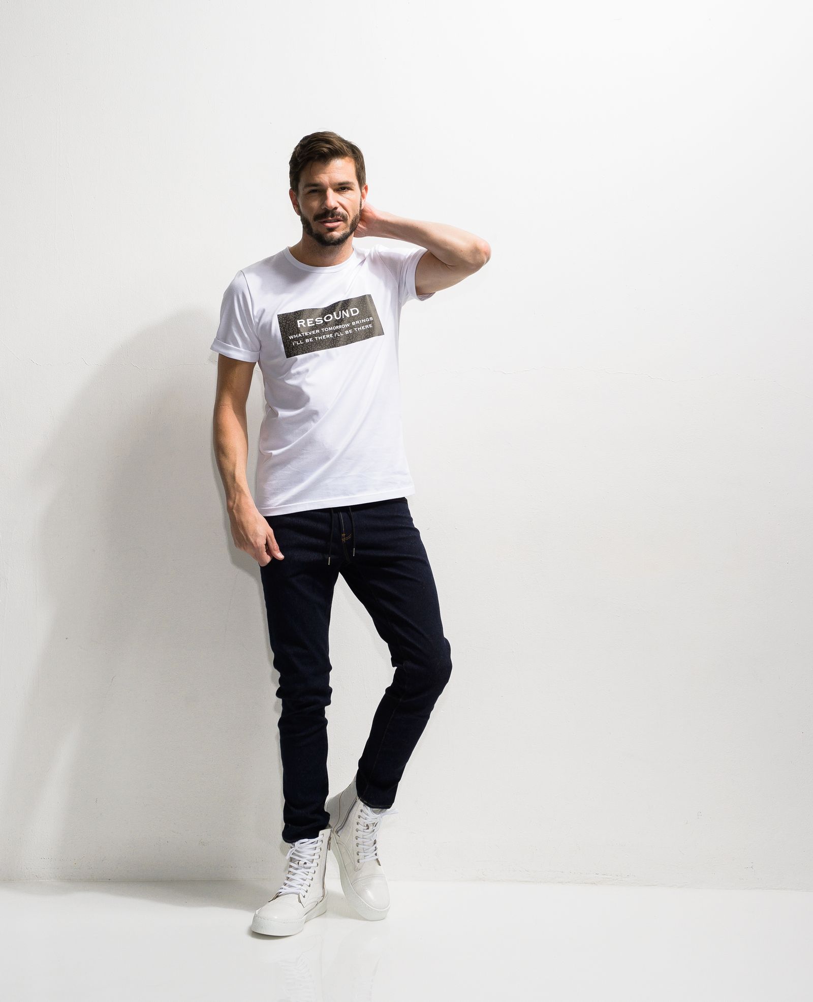 【※期間限定販売※】 LEO BOX ROGO ROLL UP JERSEY TEE / RC20-T-004 / ボックスロゴTシャツ