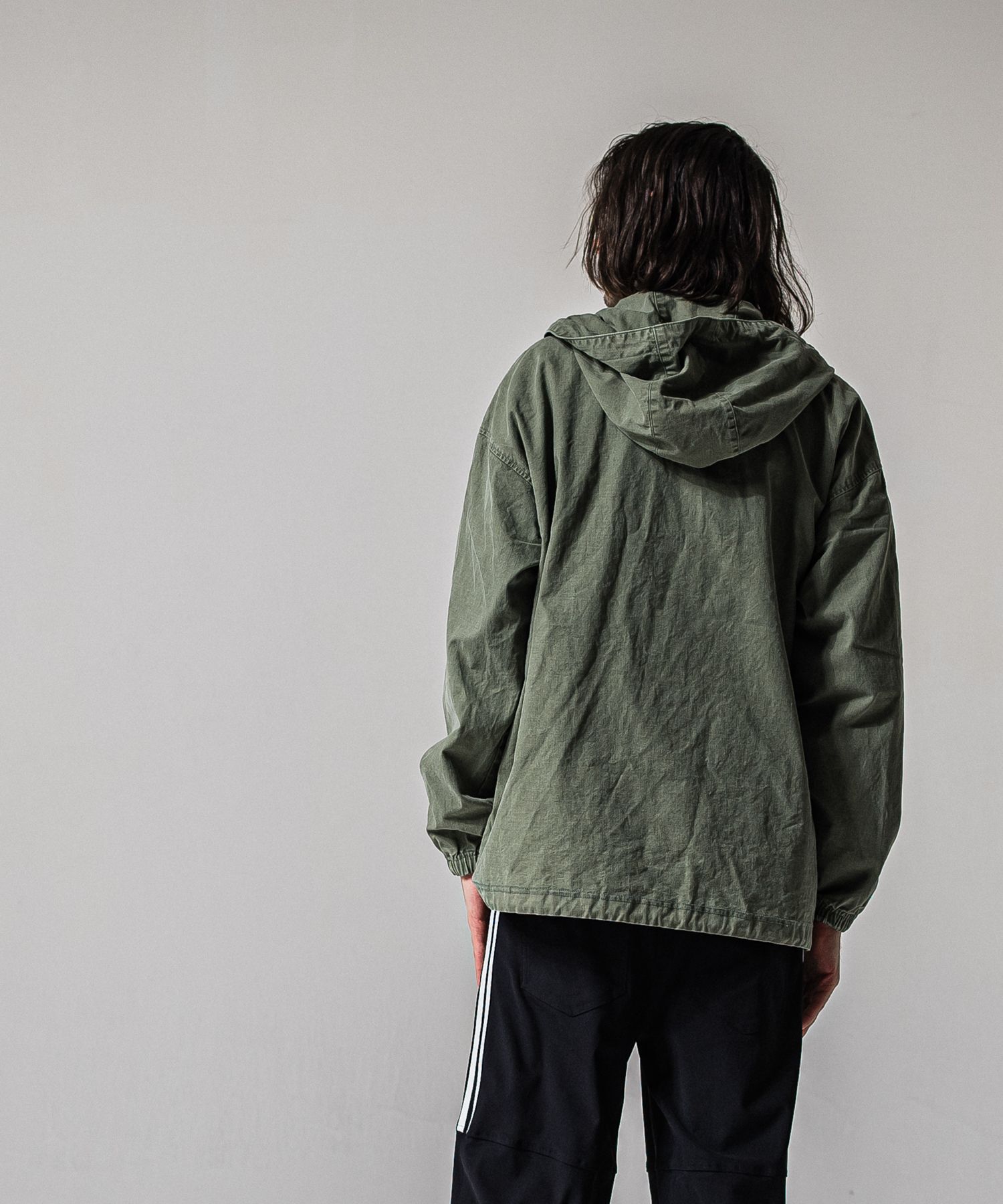 COACH HOODIE / RC39-JK-005 / コーチパーカー / カーキ (3月中旬入荷予定)