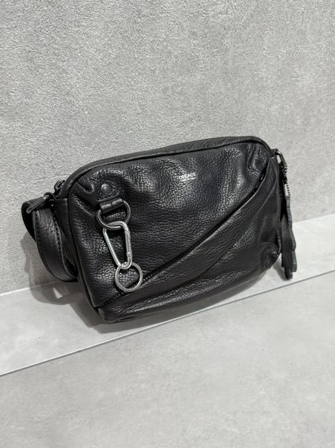 オイルドレザー ミニショルダーバッグ / DCD-01438B / ブラック×ブラック