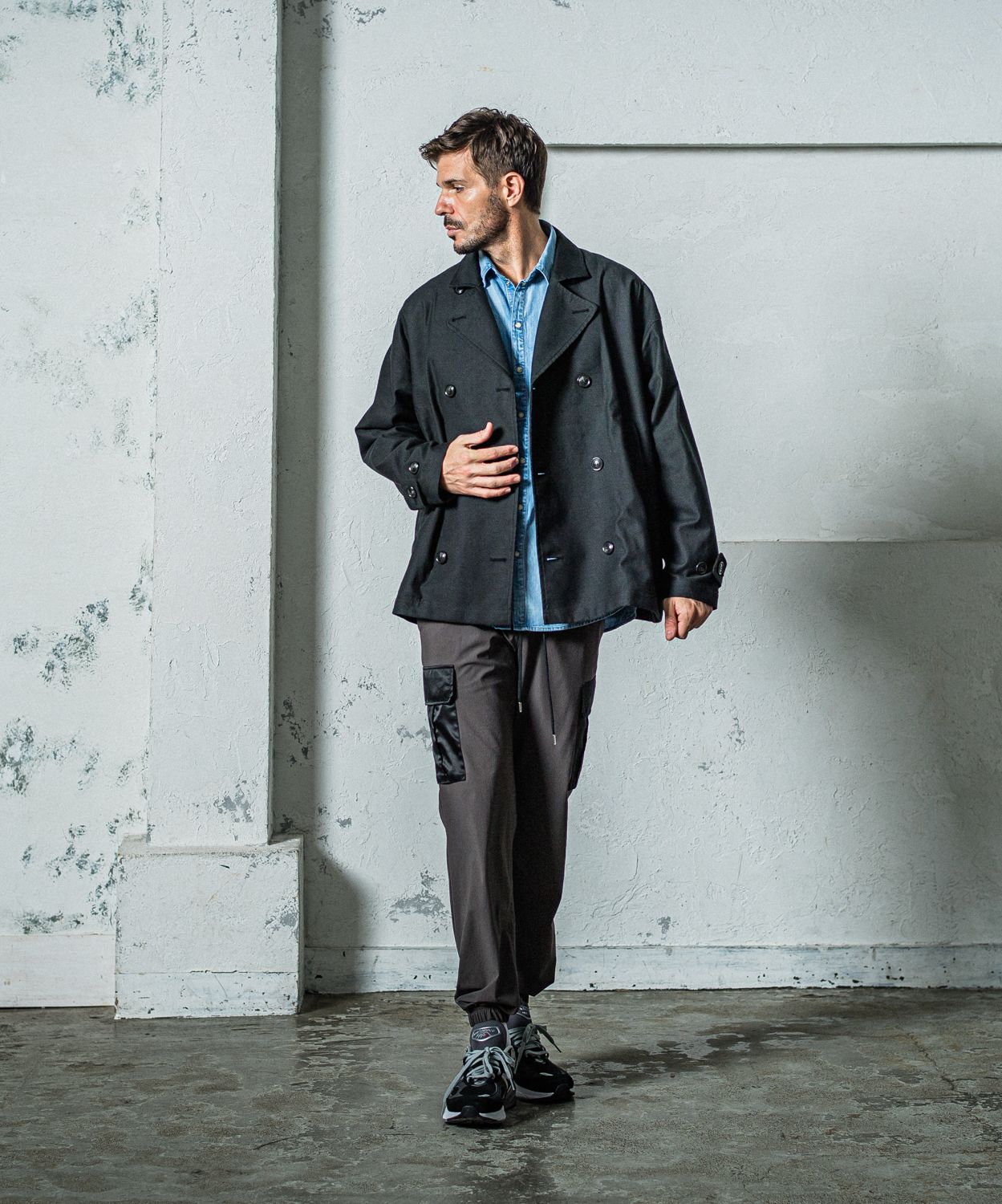 DENIM JACK SHIRTS / RC35-SH-001D / オーバーデニムシャツ / インディゴユーズド