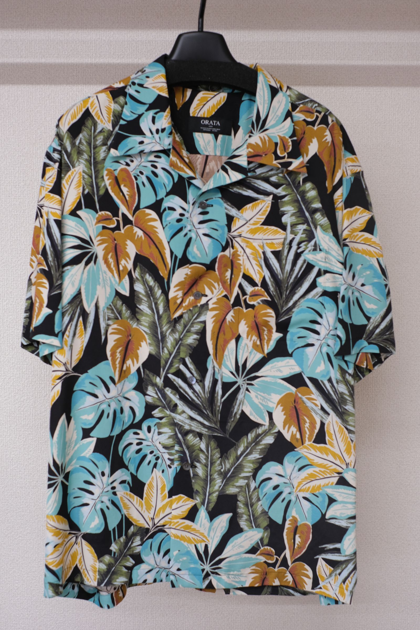 ALOHA SHIRT / OR1-SH-003 / アロハシャツ / ブラック (2月中旬入荷予定)