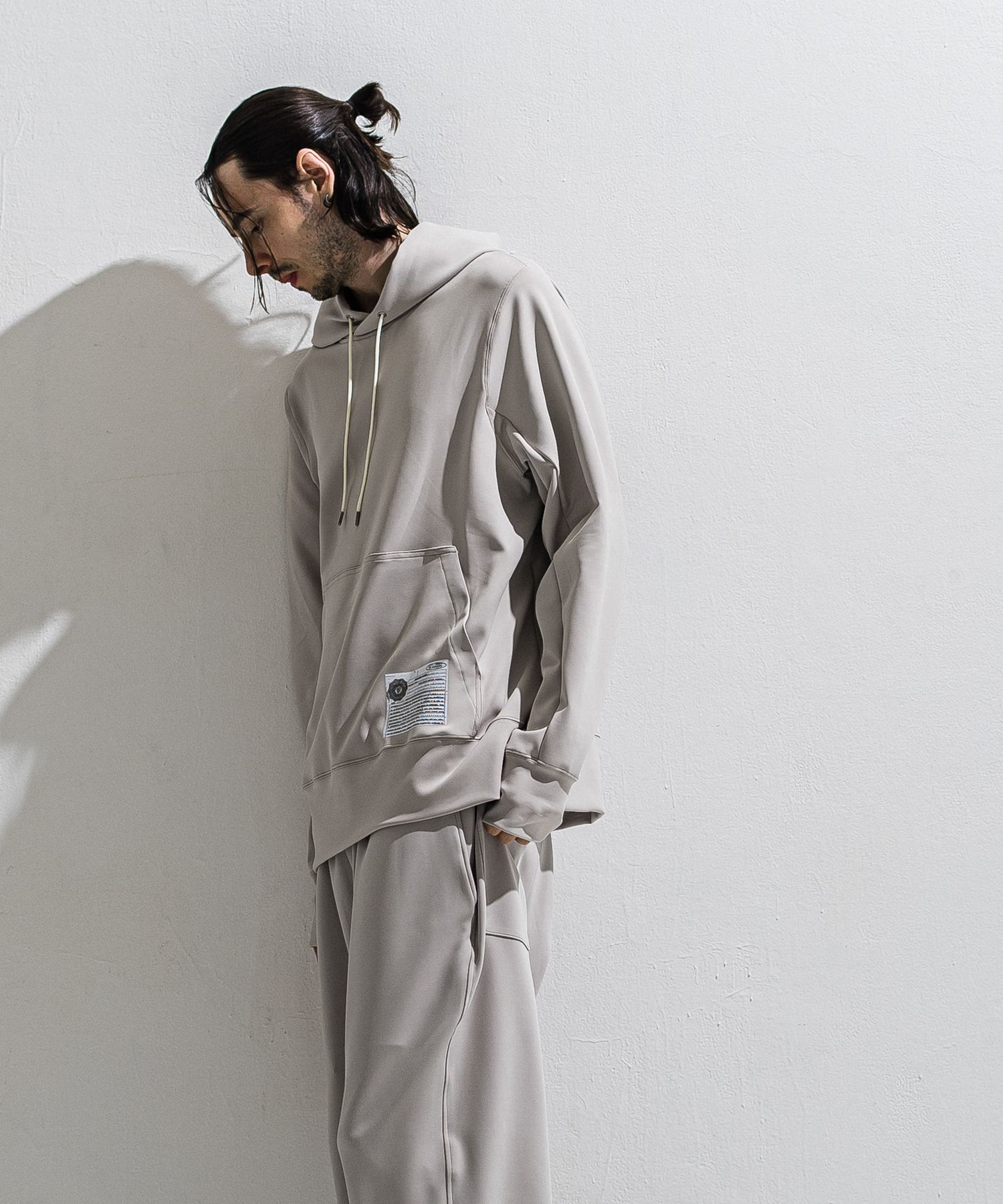 WILL PULLOVER HOODIE / DP1-C-001 / ウィルプリントプルオーバーパーカー / グレージュ (2月上旬入荷予定)