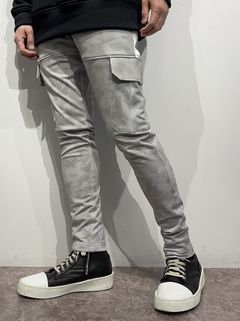 DARRELL HEAT CARGO PT / RC34-ST-010H / 裏起毛カーゴラインパンツ / グレーカモフラ