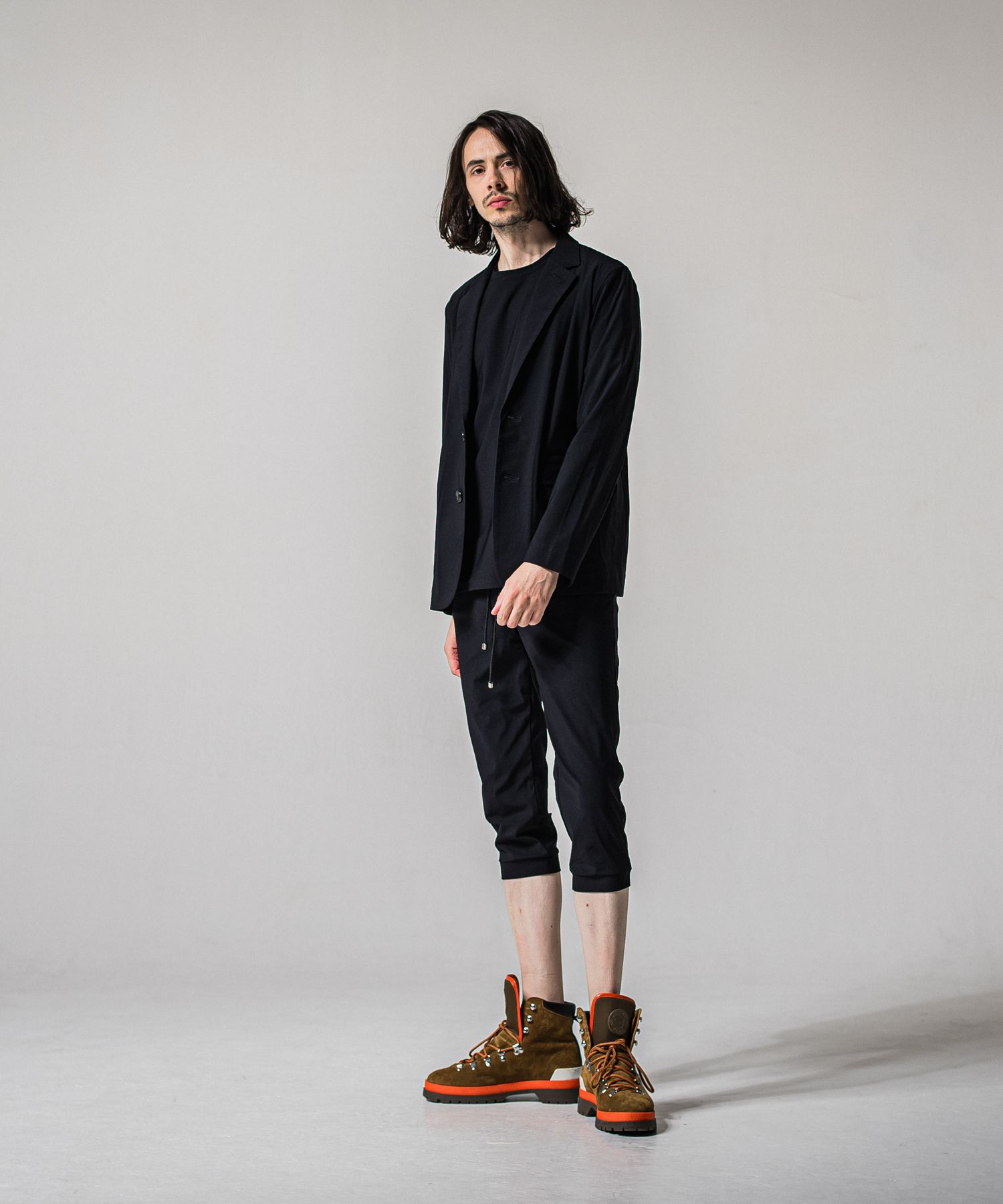 GARY LOOSE JACKET / RC39-JK-001 / ナイロンルーズテーラードジャケット / ナイロンブラック (2月下旬入荷予定)