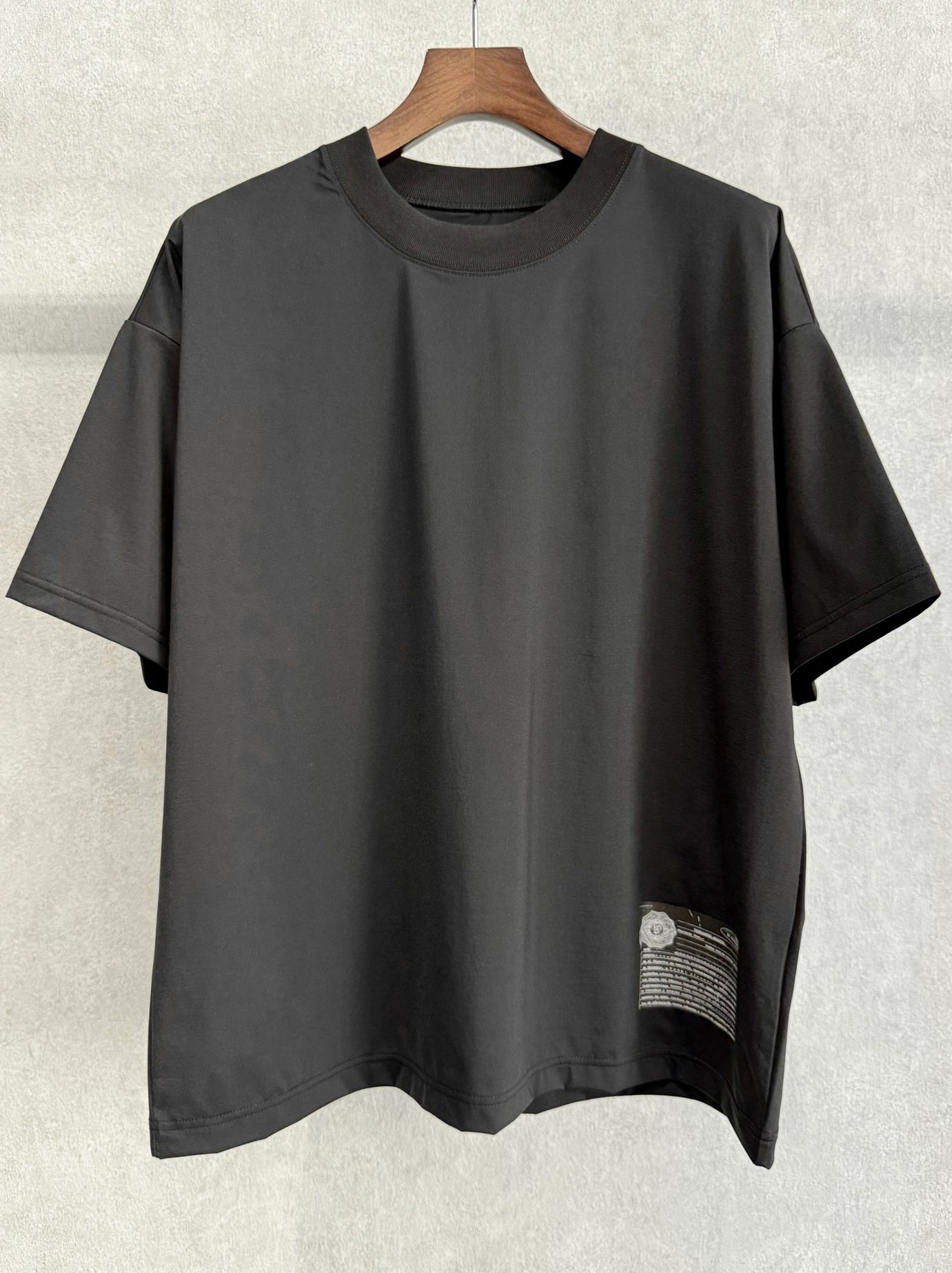 WILL OVER NYLON T / DP1-T-002 / ウィルプリントナイロンビッグTシャツ / ブラック