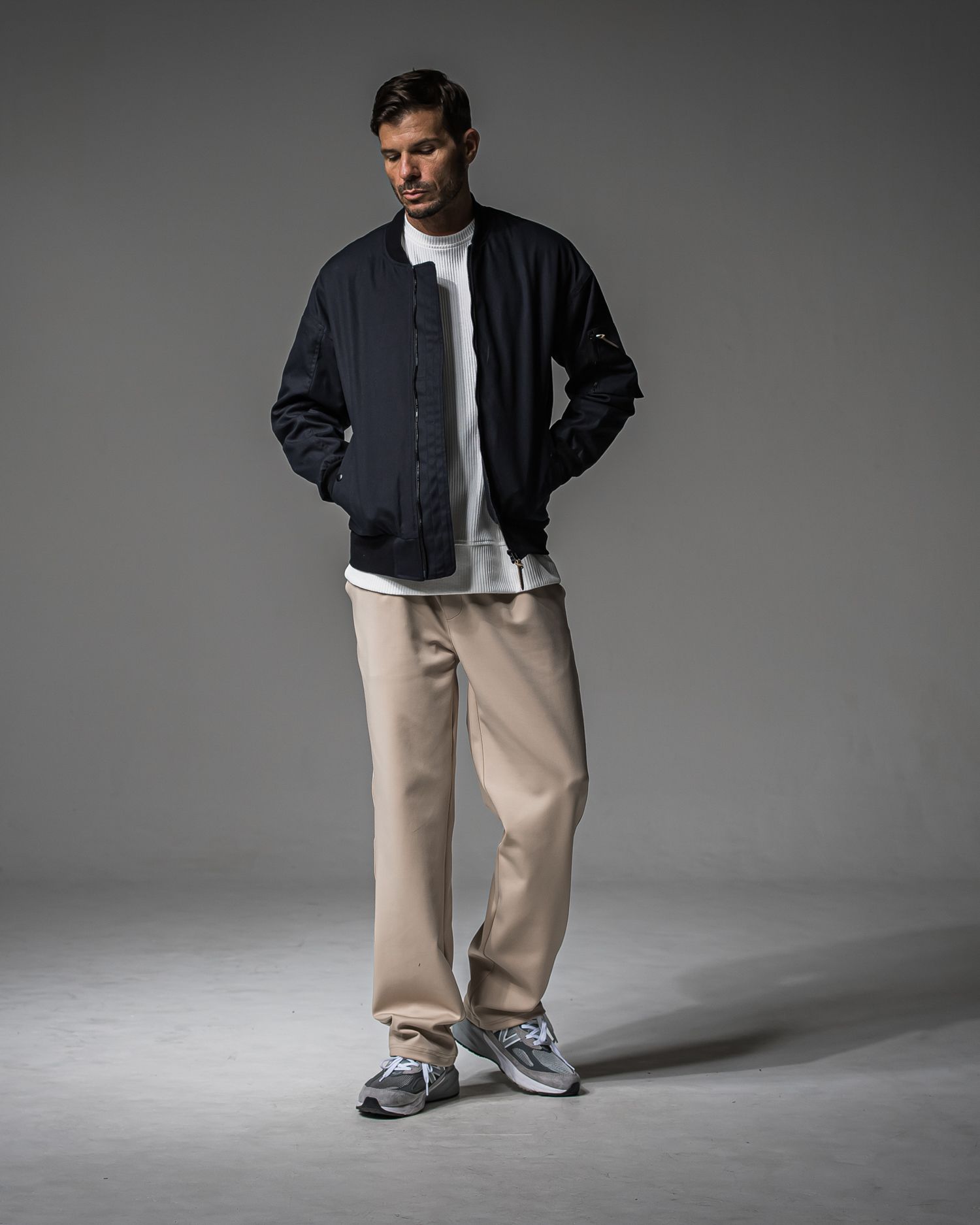 CHRIS EASY WIDE TUCK PANTS / RC37-ST-016WT / ワイドタックパンツ / ベージュ