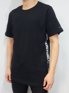 サイドラインテープロゴ半袖Tシャツ / ust-21004