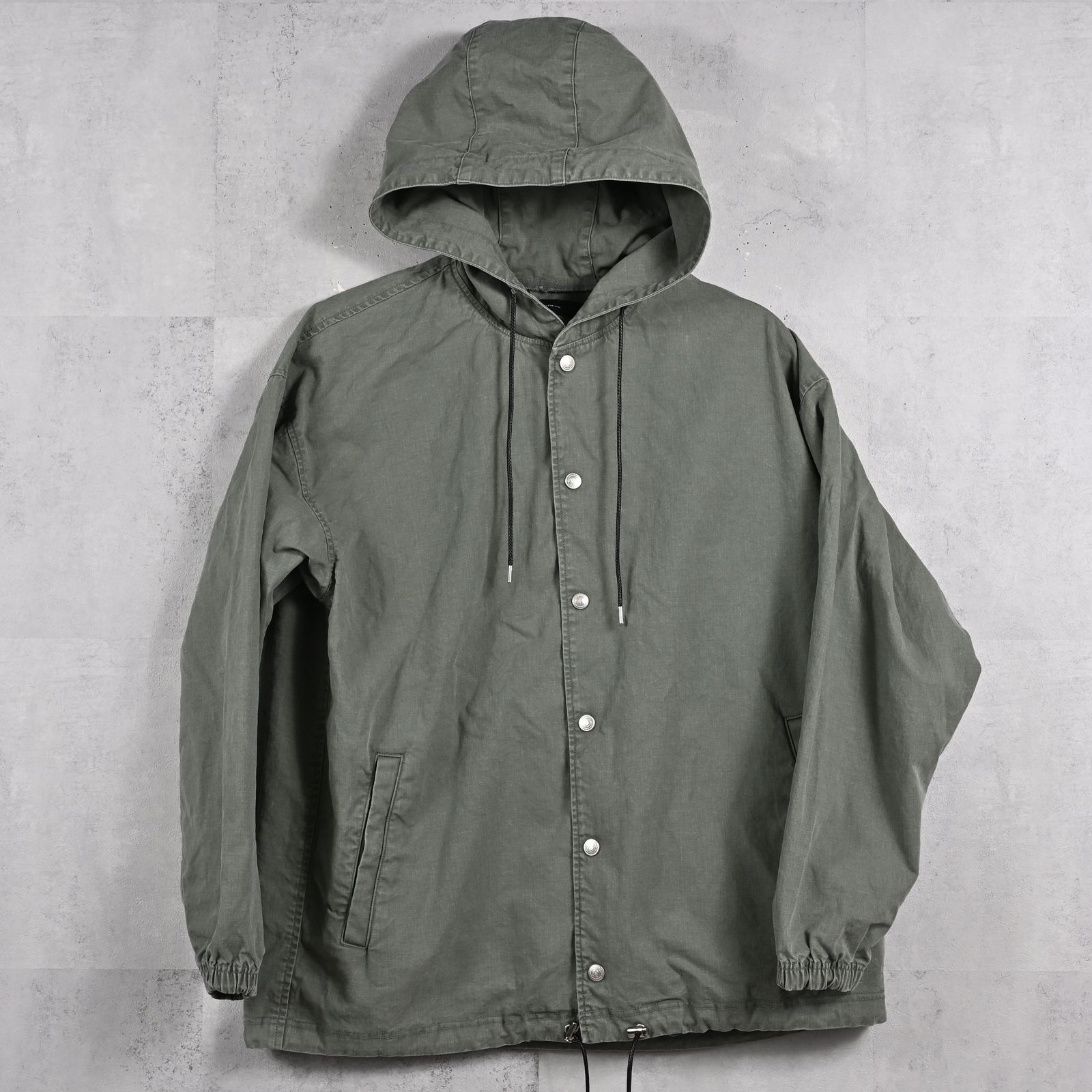 COACH HOODIE / RC39-JK-005 / コーチパーカー / カーキ (3月中旬入荷予定)