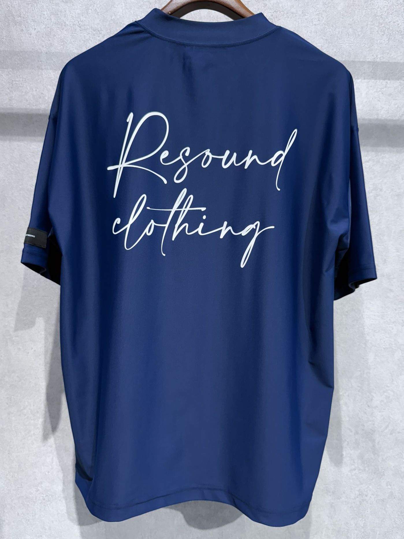 ID RUSH OVER T / RC36-T-011 / バックロゴラッシュガードビッグTシャツ / ネイビー