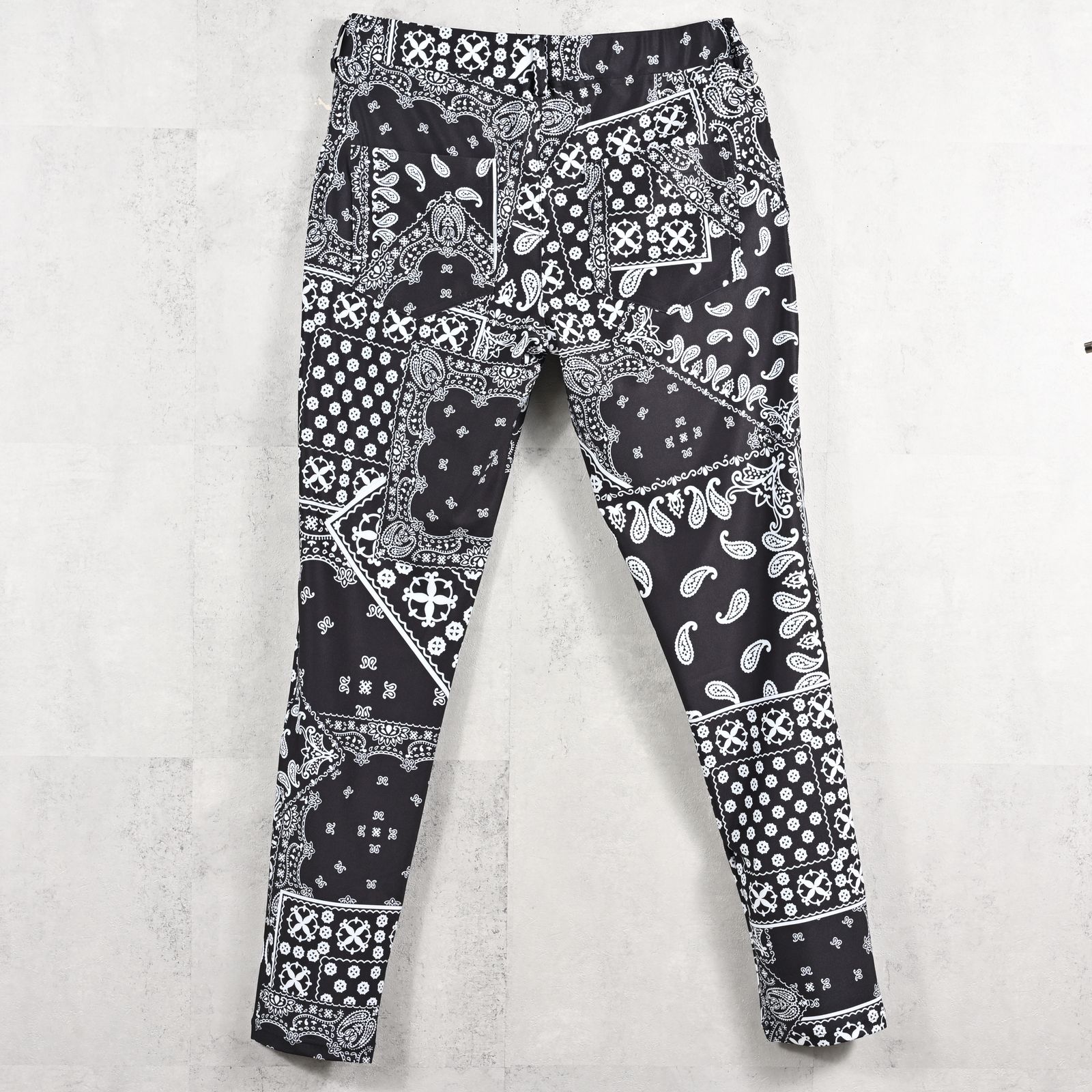 CHRIS EASY TUCK PANTS / RC39-ST-016T / ナイロンイージータックパンツ / バンダナブラック (3月上旬入荷予定)