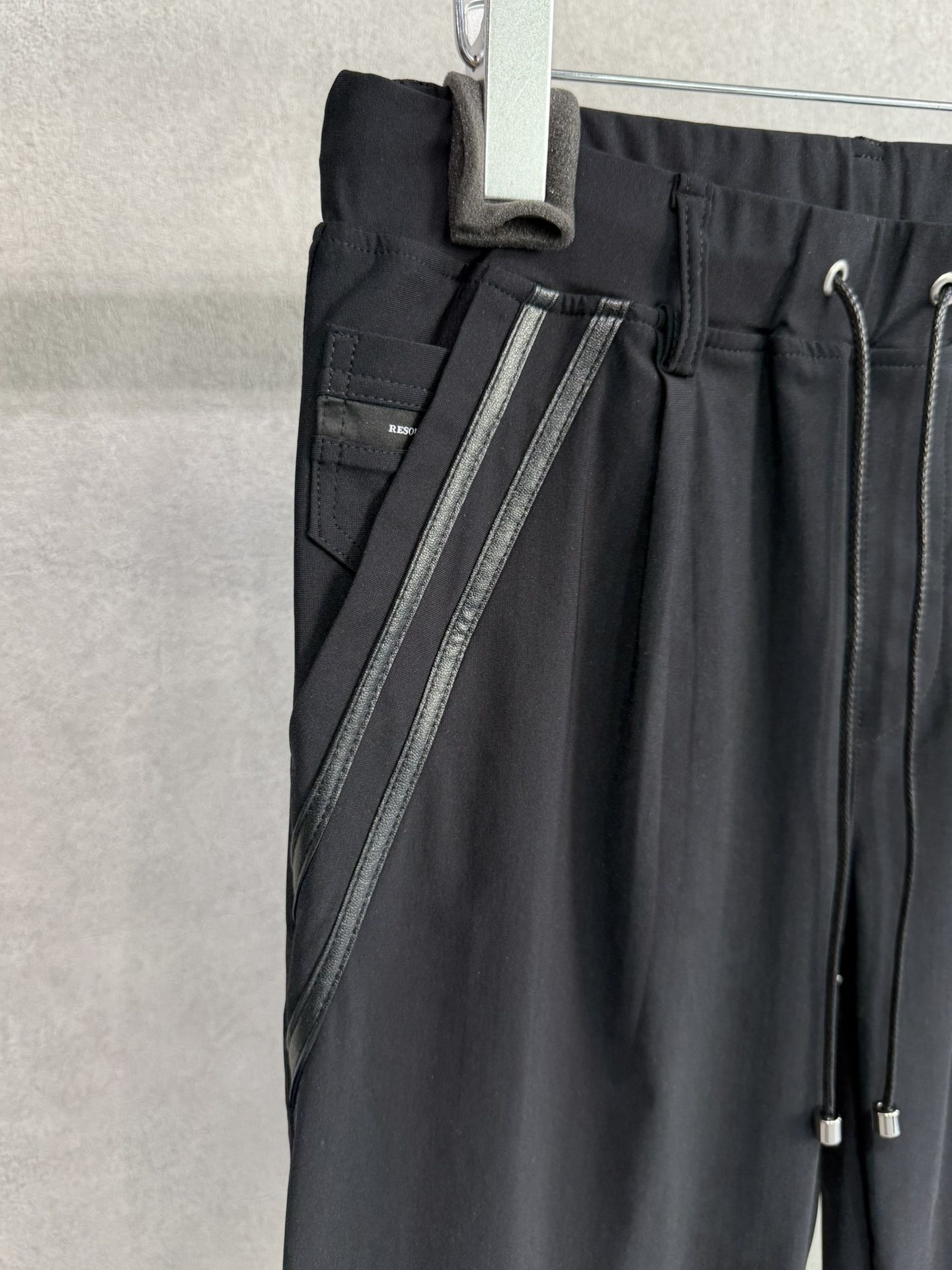 EDGE NYLON SEMI WIDE PT / RC40-ST-014WT / エッジナイロンセミワイドラインパンツ / ブラック×ブラック