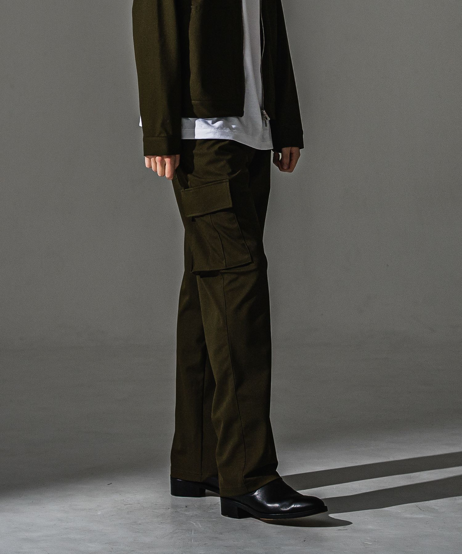 HEAD CARGO / RC41-ST-043 / カーゴセミワイドタックパンツ / カーキ (8月中旬入荷予定)