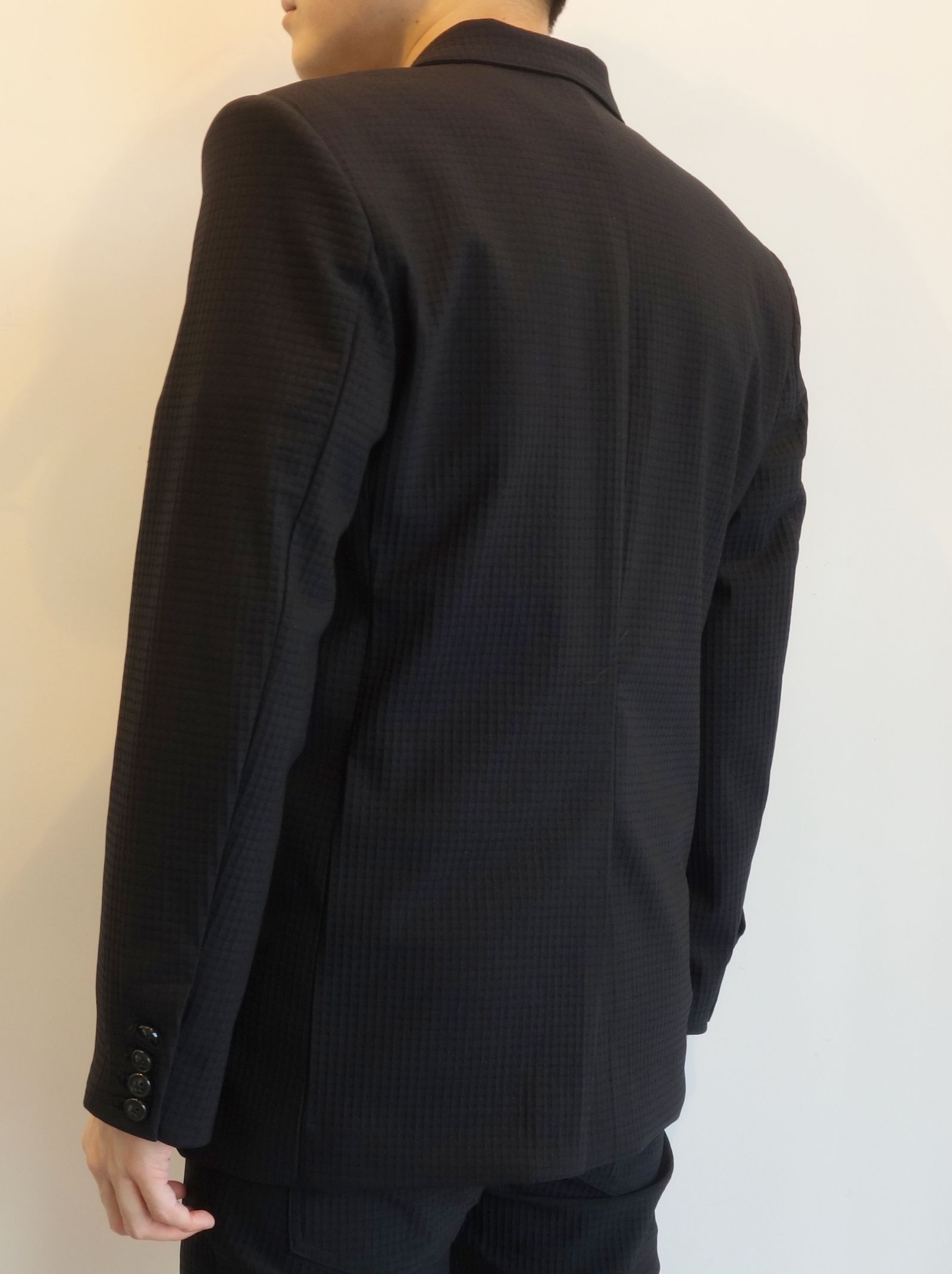 RIP ALBERT JACKET / RC25-JK-002 / リップルテーラードジャケット / ブラック