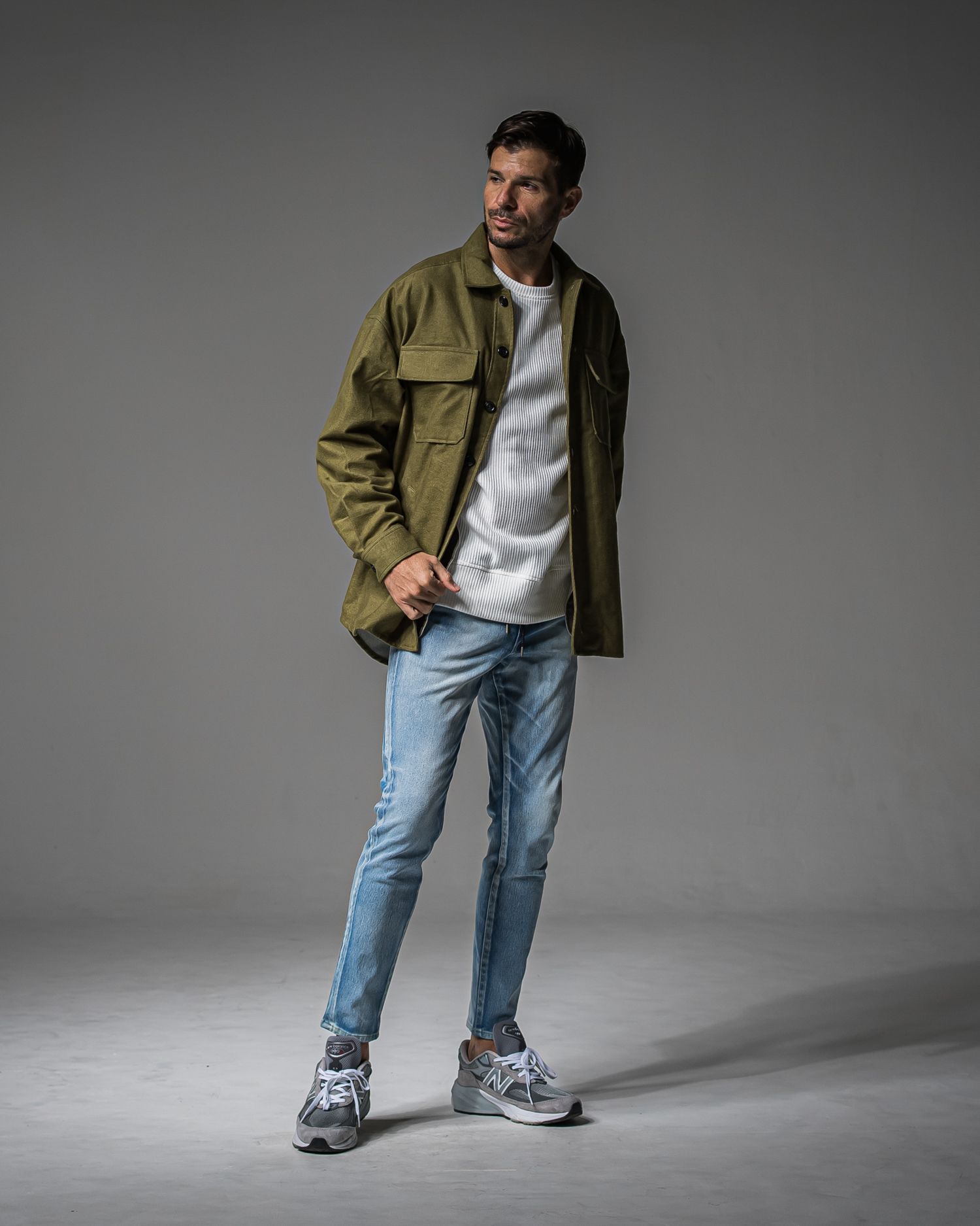 MICK DENIM JERSEY / RC37-ST-020 / デニムジャージテーパードパンツ / ライトインディゴ (9月上旬入荷予定)