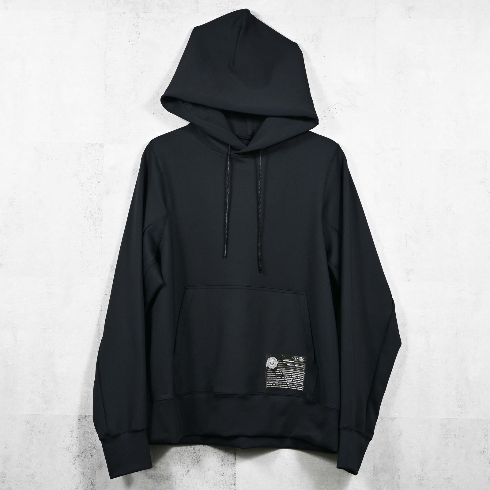 WILL PULLOVER HOODIE / DP1-C-001 / ウィルプリントプルオーバーパーカー / ブラック (2月上旬入荷予定)
