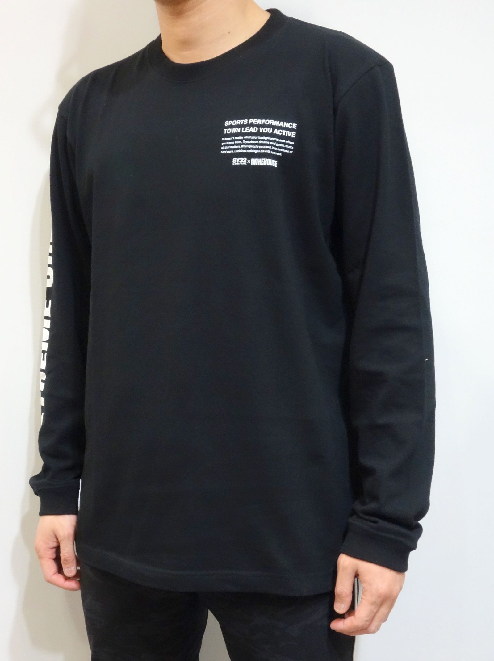 【SY32×IN THE HOUSE】 W-NAME L/S TEE / ITH11053 / ロングスリーブTシャツ