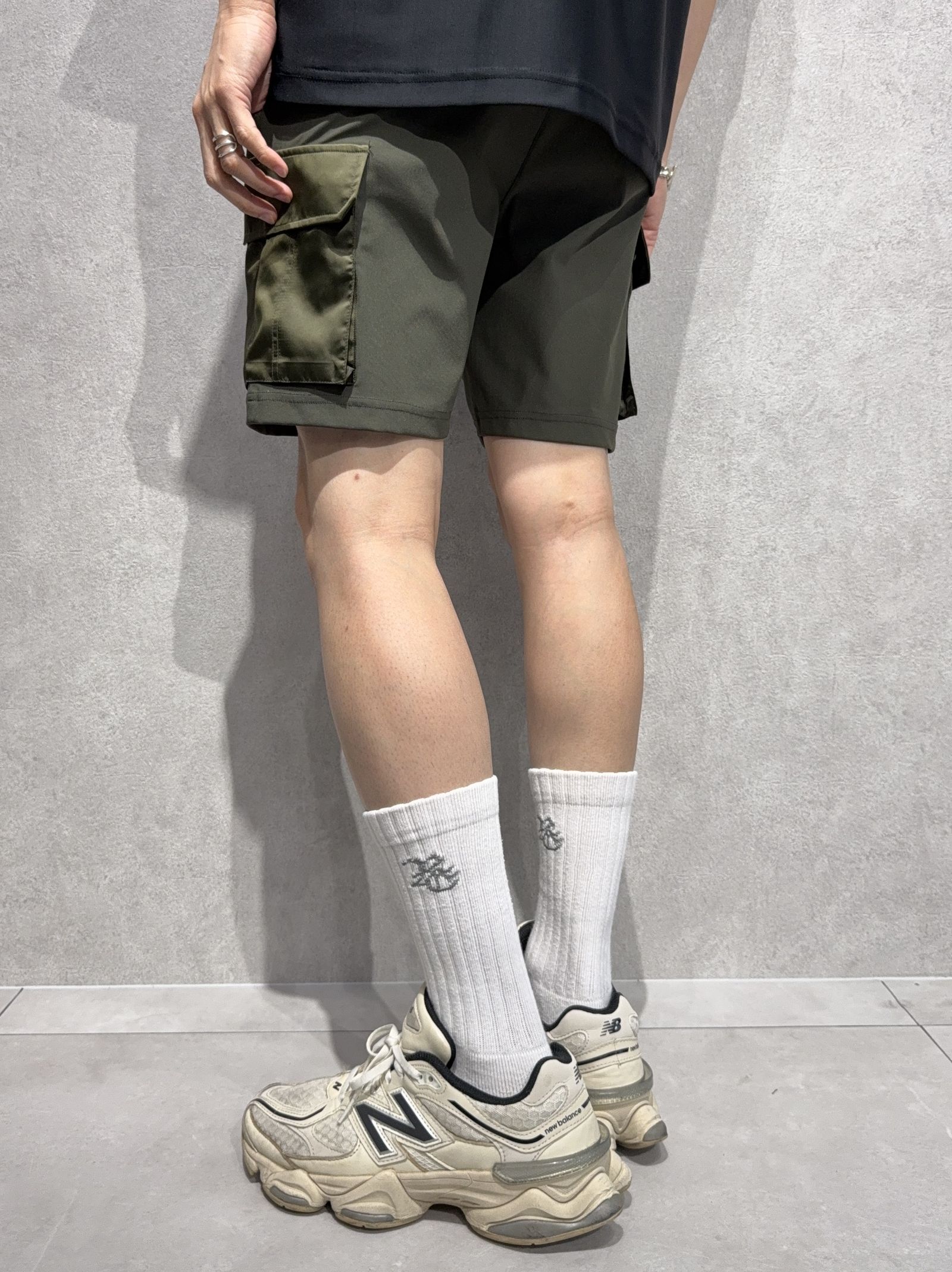 DARRELL CARGO SHORTS / RC36-HP-005 / ナイロンカーゴショーツ / カーキ