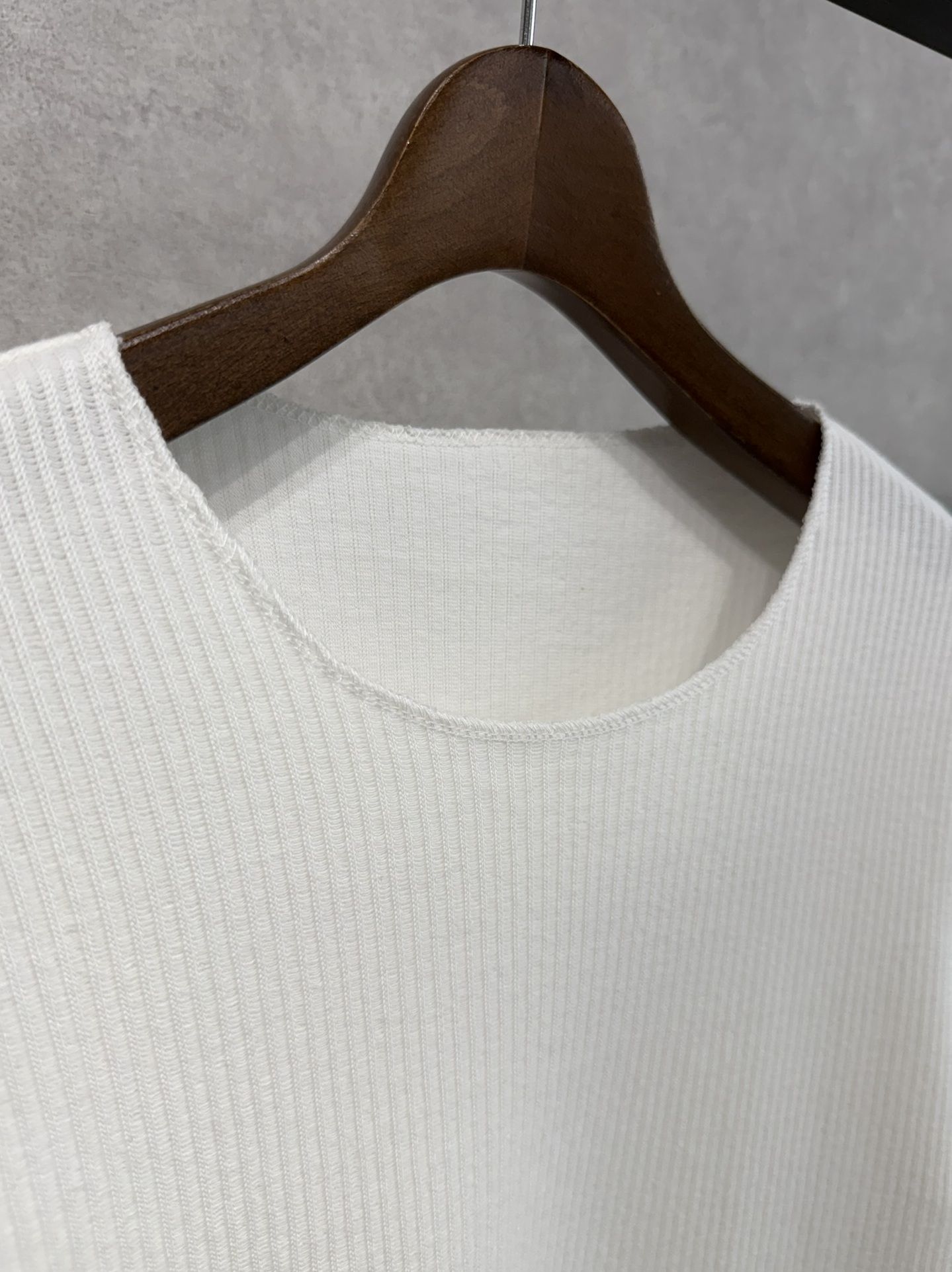 CUTOFF RAIL LONGSLEEVE / RC37-C-001 / レールカットソー / ホワイト