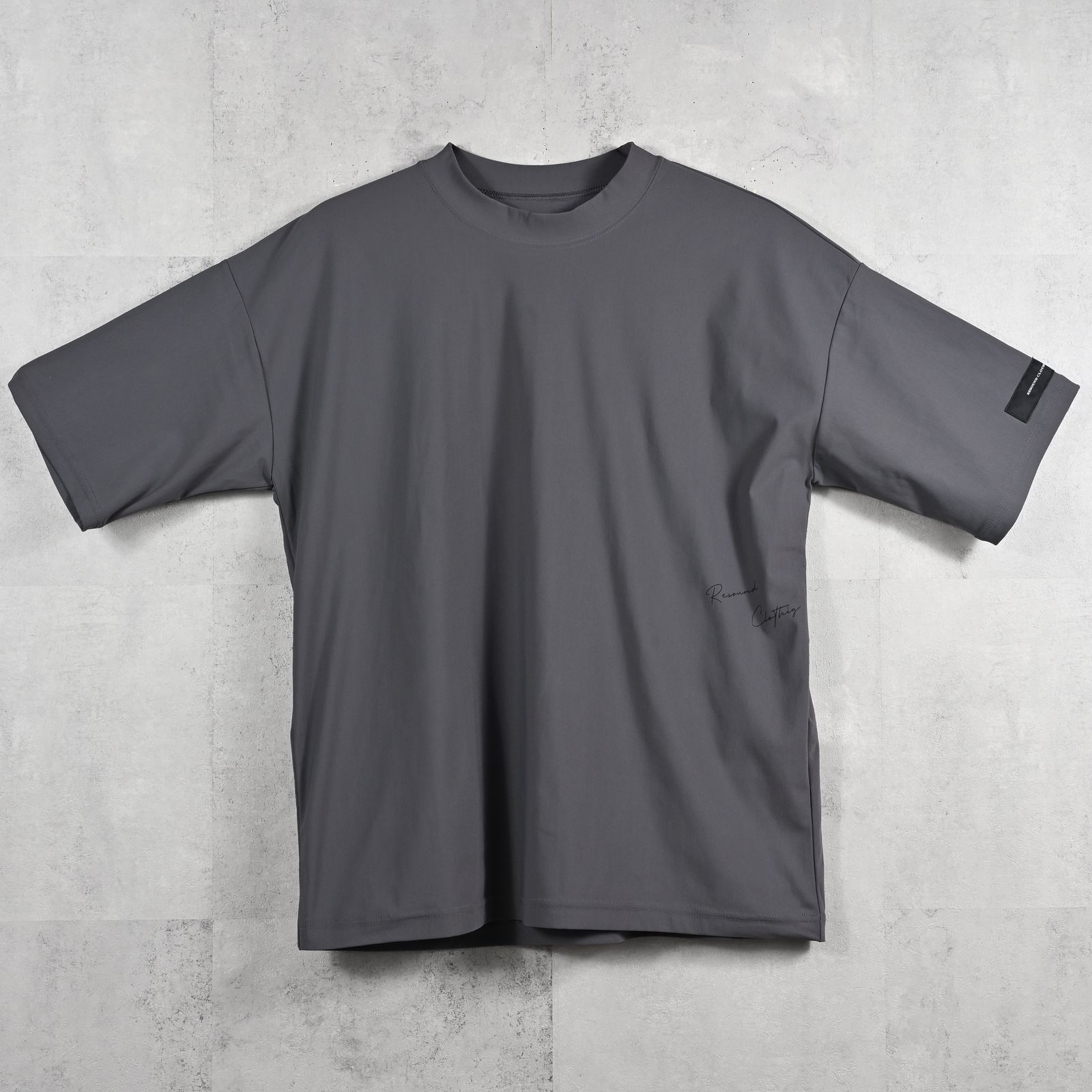 SIDE RC OVER TEE / RC39-T-004 / サイドロゴナイロンビッグTシャツ / グレー (4月上旬入荷予定)