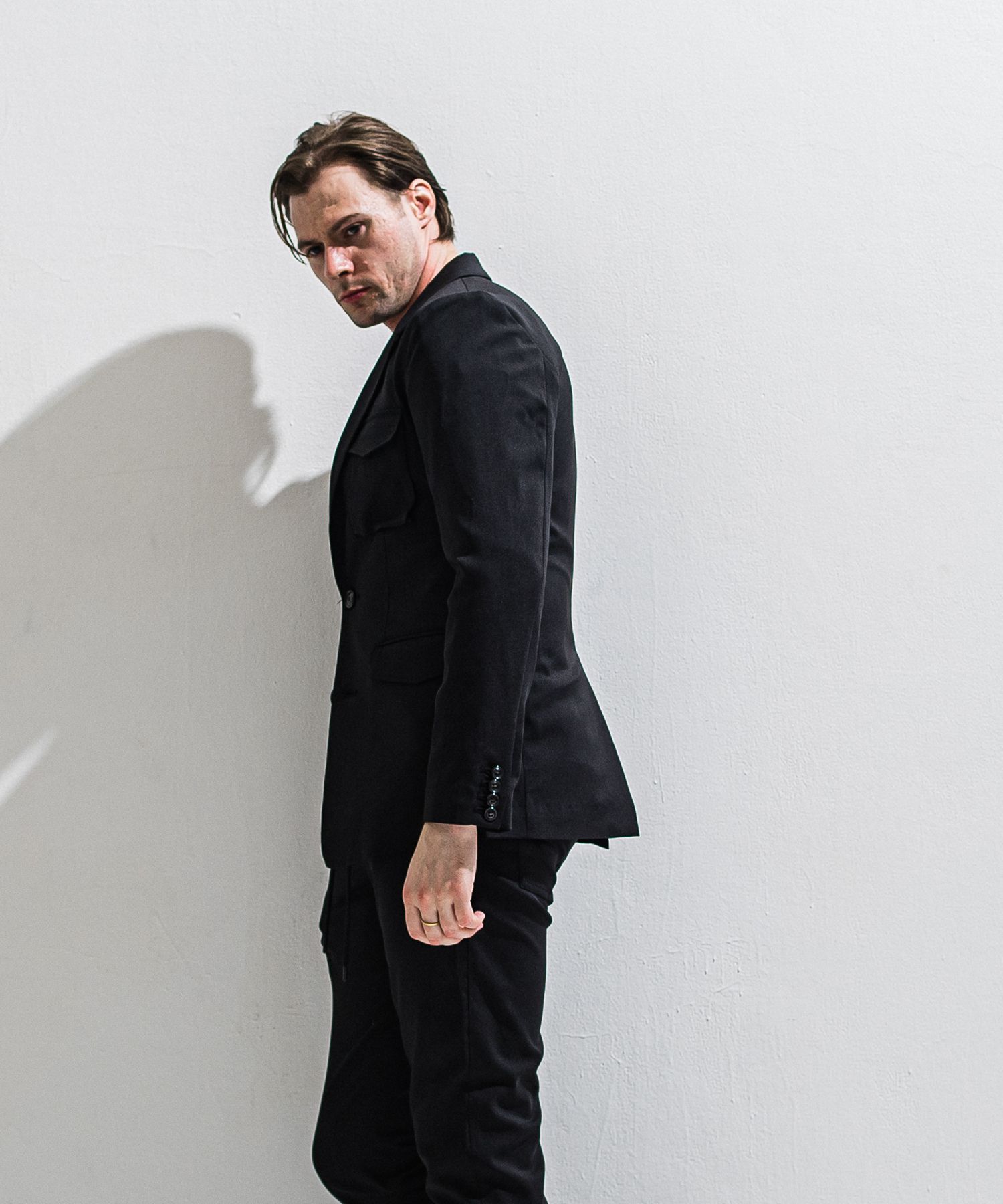 PS-65 JACKET / DP1-JK-002 / ミリタリーテーラードジャケット / ブラック (2月中旬入荷予定)