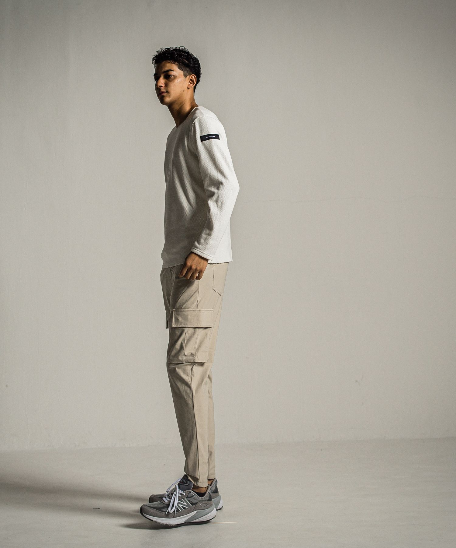 VELOURS FLEECE NEO THERMAL / RC34-C-001 / 裏起毛サーマルロングTシャツ / ホワイト