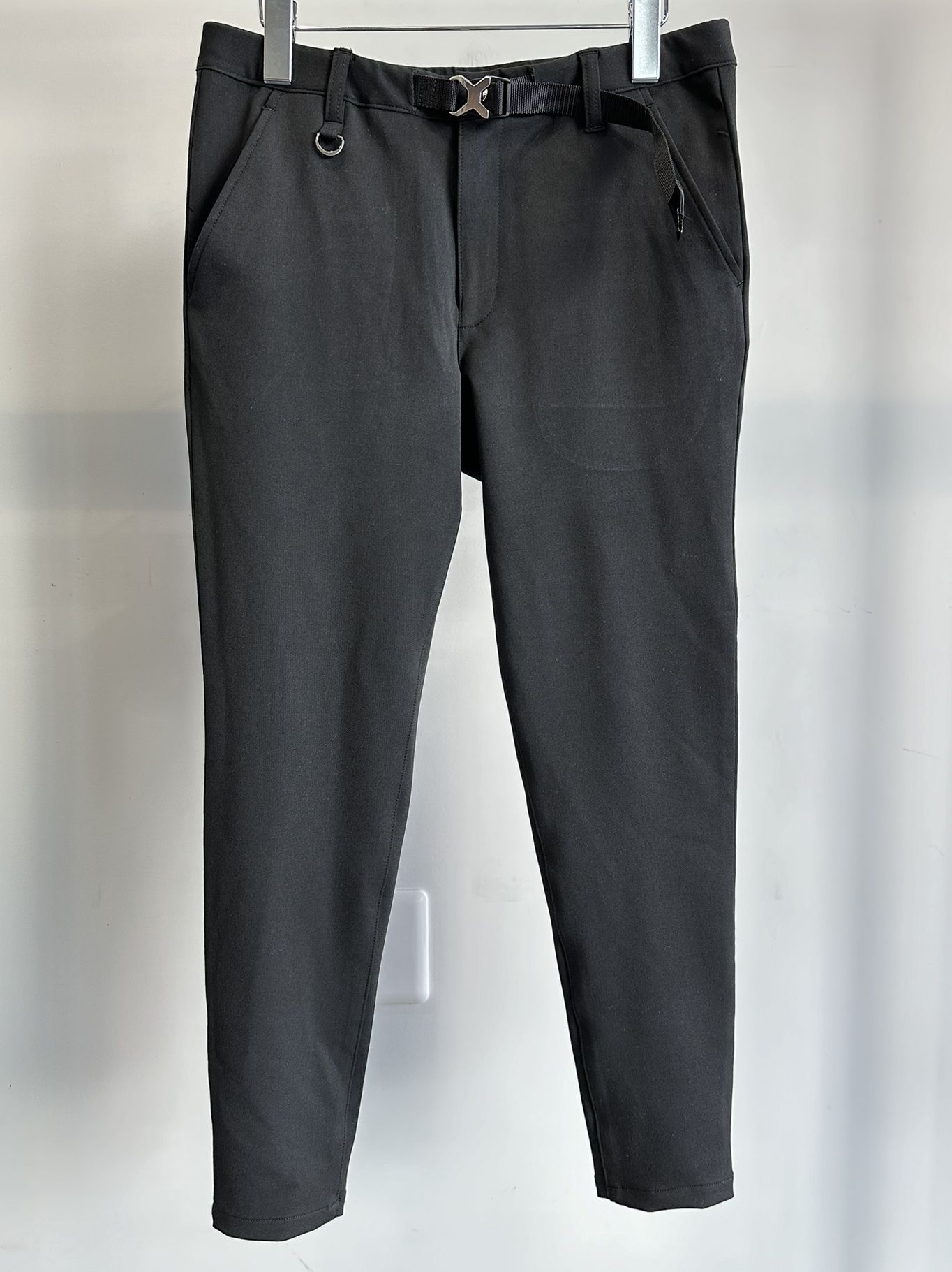 PAT TIGHT EASY PANTS / RC31-ST-037 / ベルト付きイージーパンツ / ブラック
