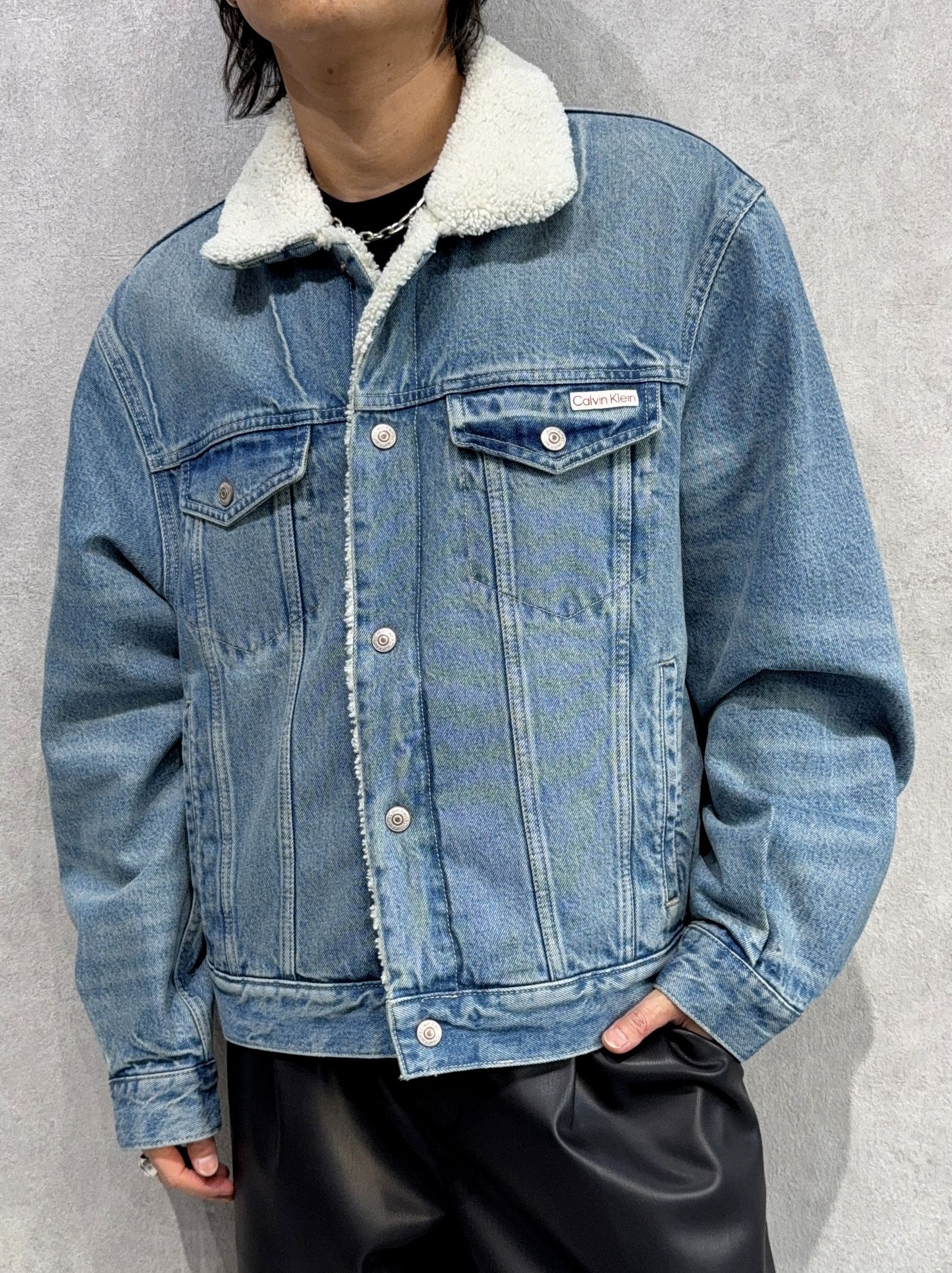 90s シェルパトラッカージャケット / ボアデニムジャケット / 4RD310G / 01J(ライトブルー)