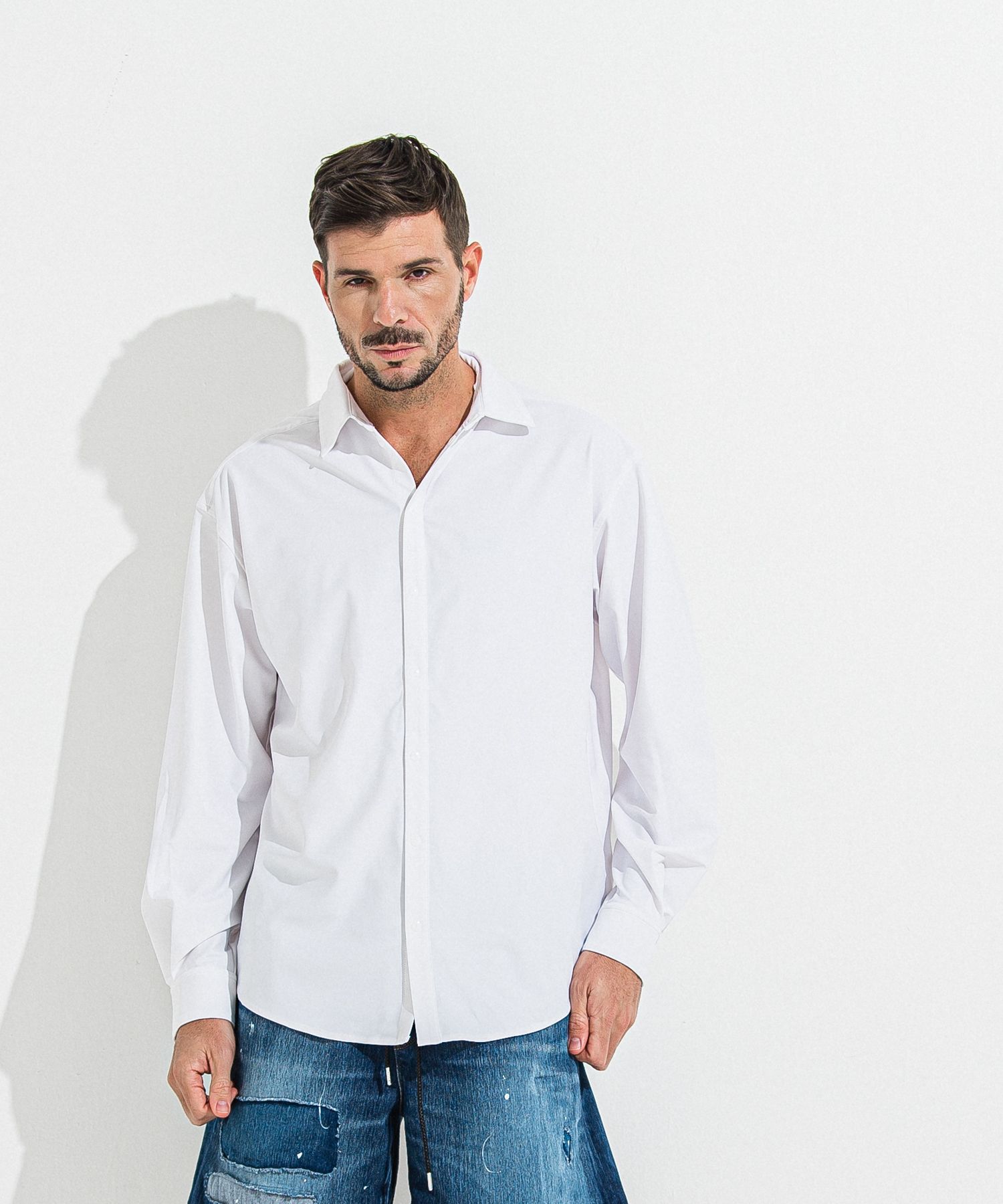 RUSH JACK SHIRTS / RC36-SH-001 / オーバーサイズラッシュガードシャツ / ホワイト