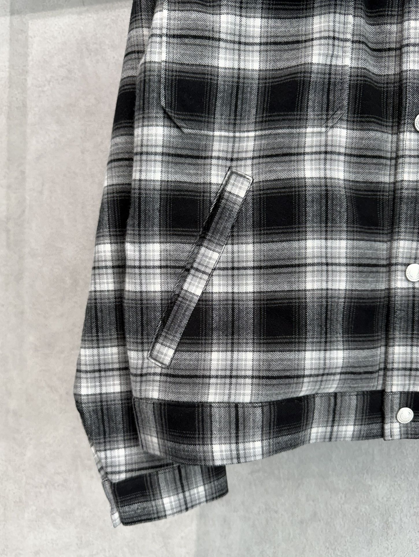 CHECK SHIRT JACKET / RC41-SH-003 / チェックシャツジャケット / ブラック