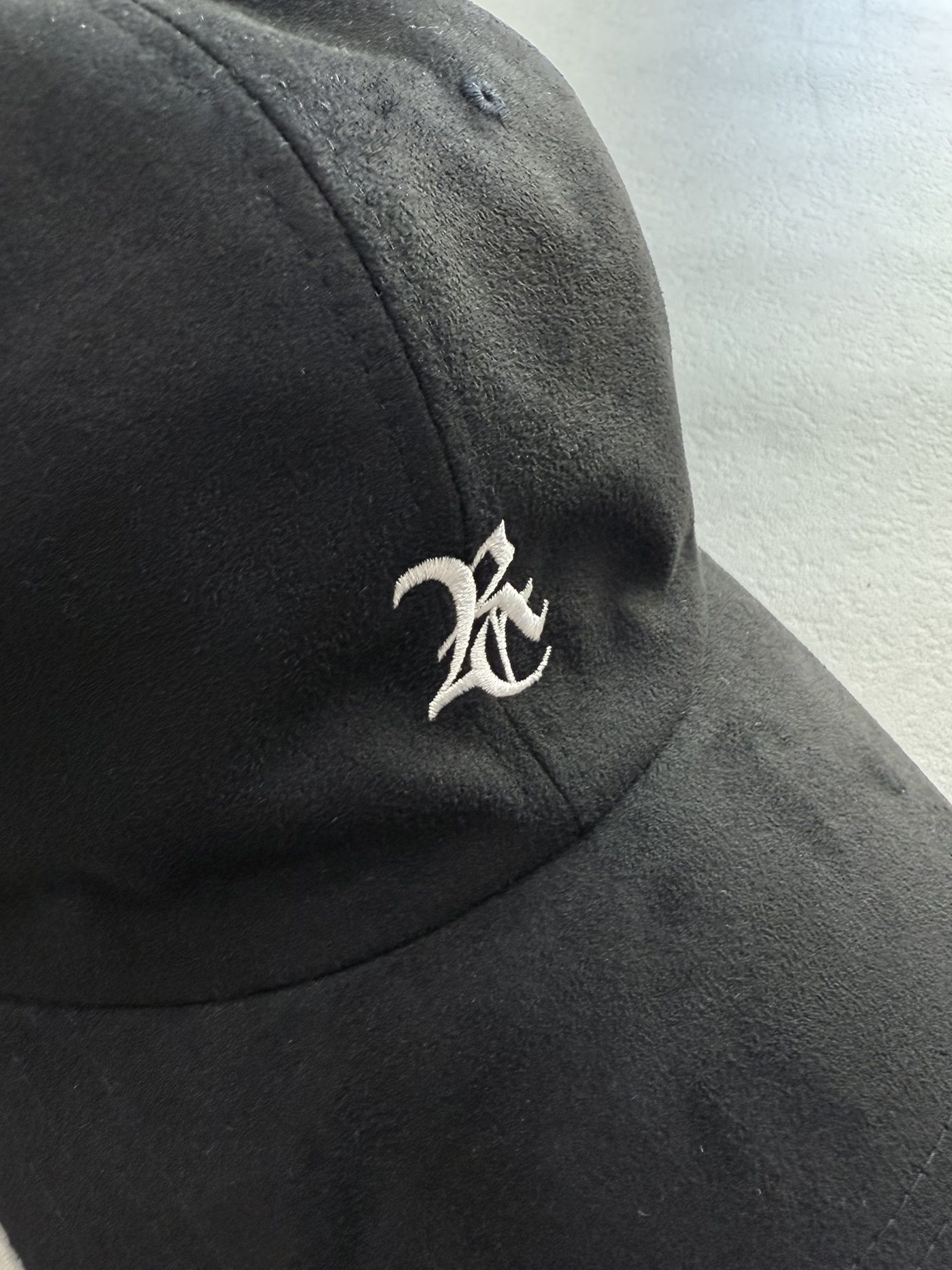 SUEDE LOW CAP / RC37-CAP-002 / スエードエコレザーローキャップ / ブラック