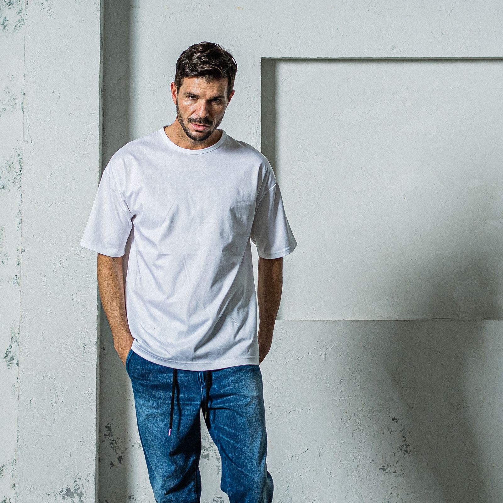 FINEST BASIC LOOSE T / RC35-T-007 / 最高品質コットンビッグTシャツ / ホワイト