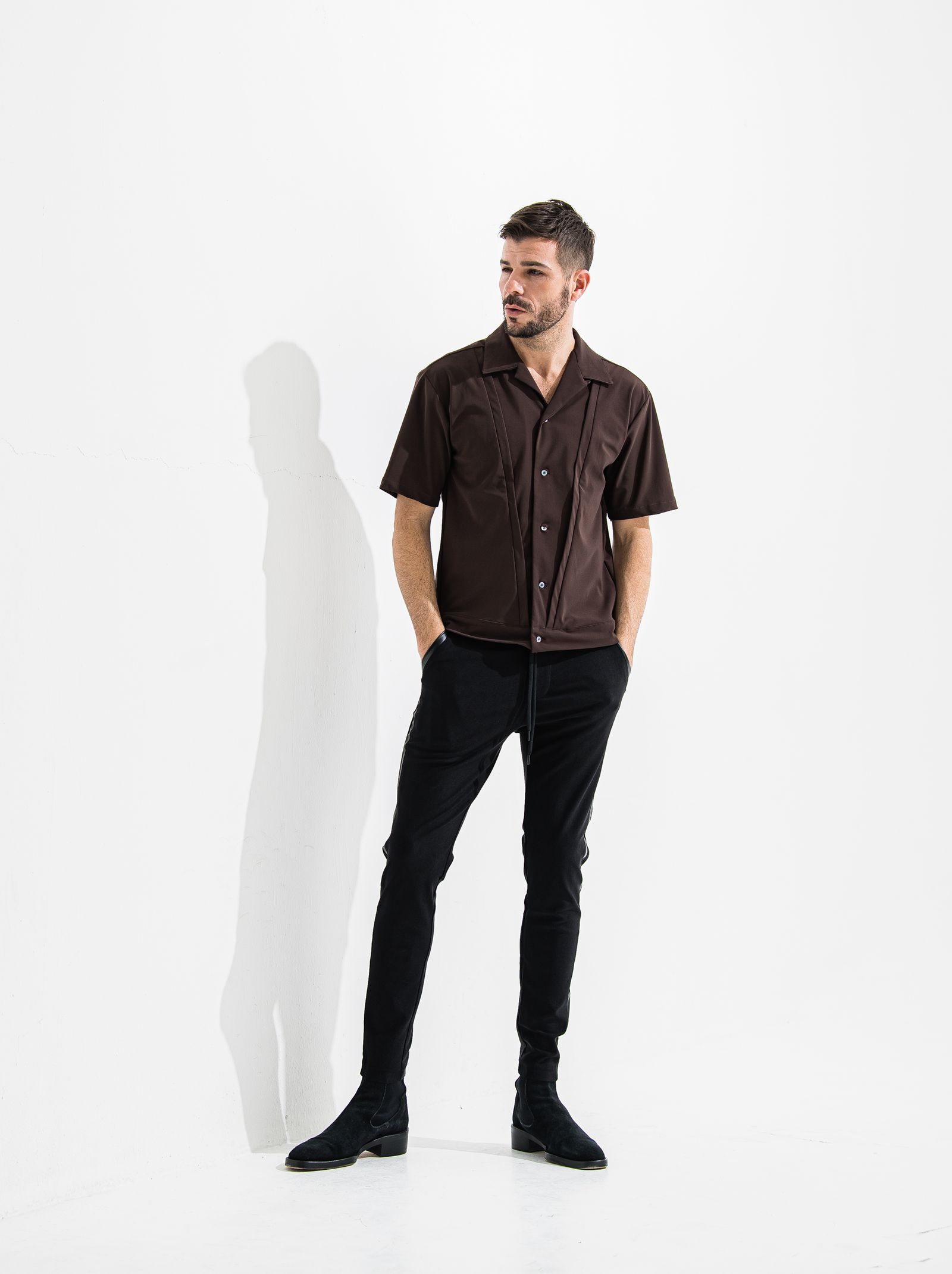 ROCKA HALF SLEEVE SHIRT / OR2-SH-003 / 半袖シャツ / ブラウン (6月中旬入荷予定)