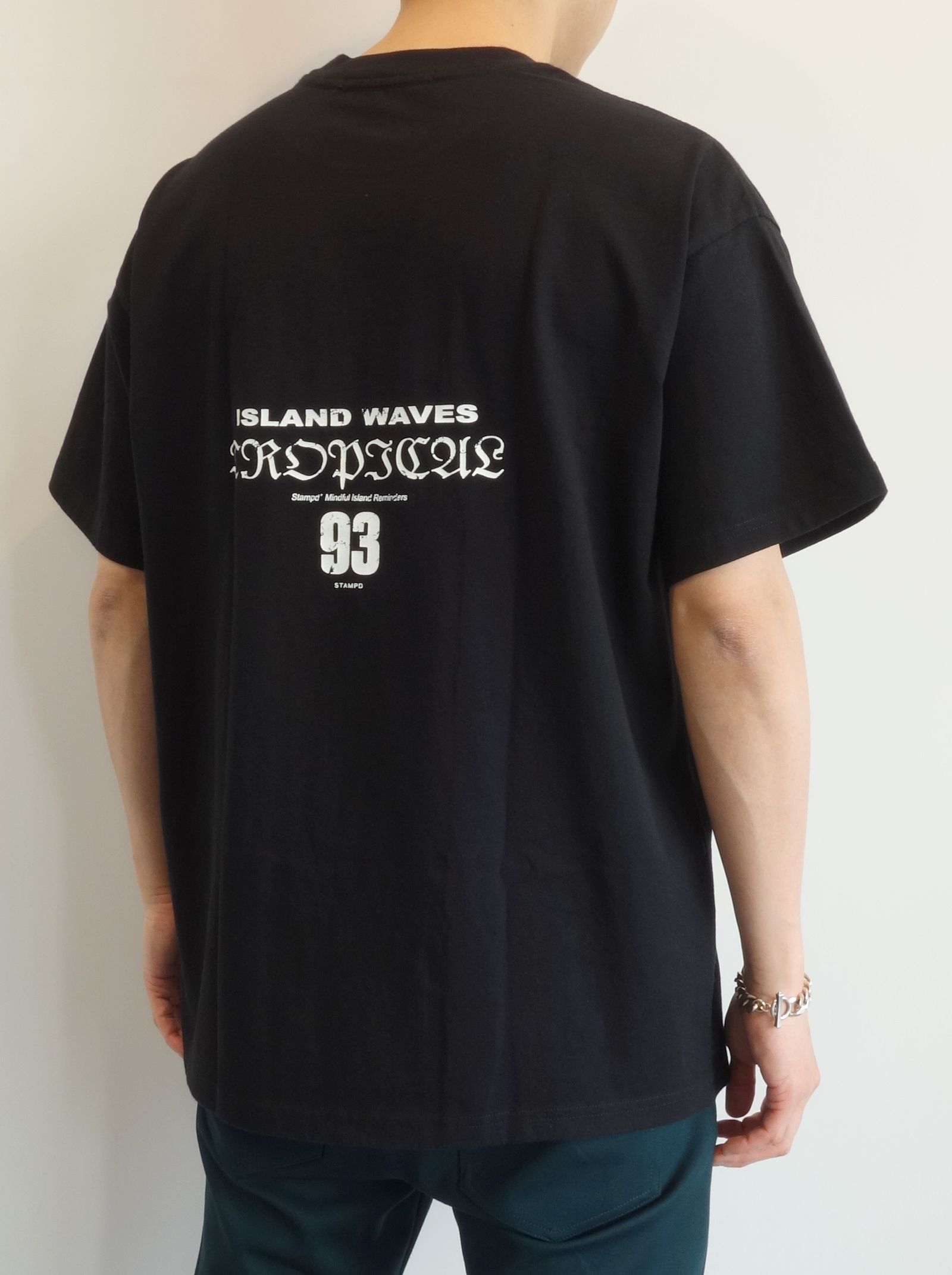 ISLAND WAVES RELAXED TEE / SLA-M2825TE / ビッグTシャツ