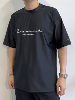 HANDWRITING RUSH OVER T / RC32-T-010 / ハンドライティングロゴラッシュガードビッグTシャツ / ブラック