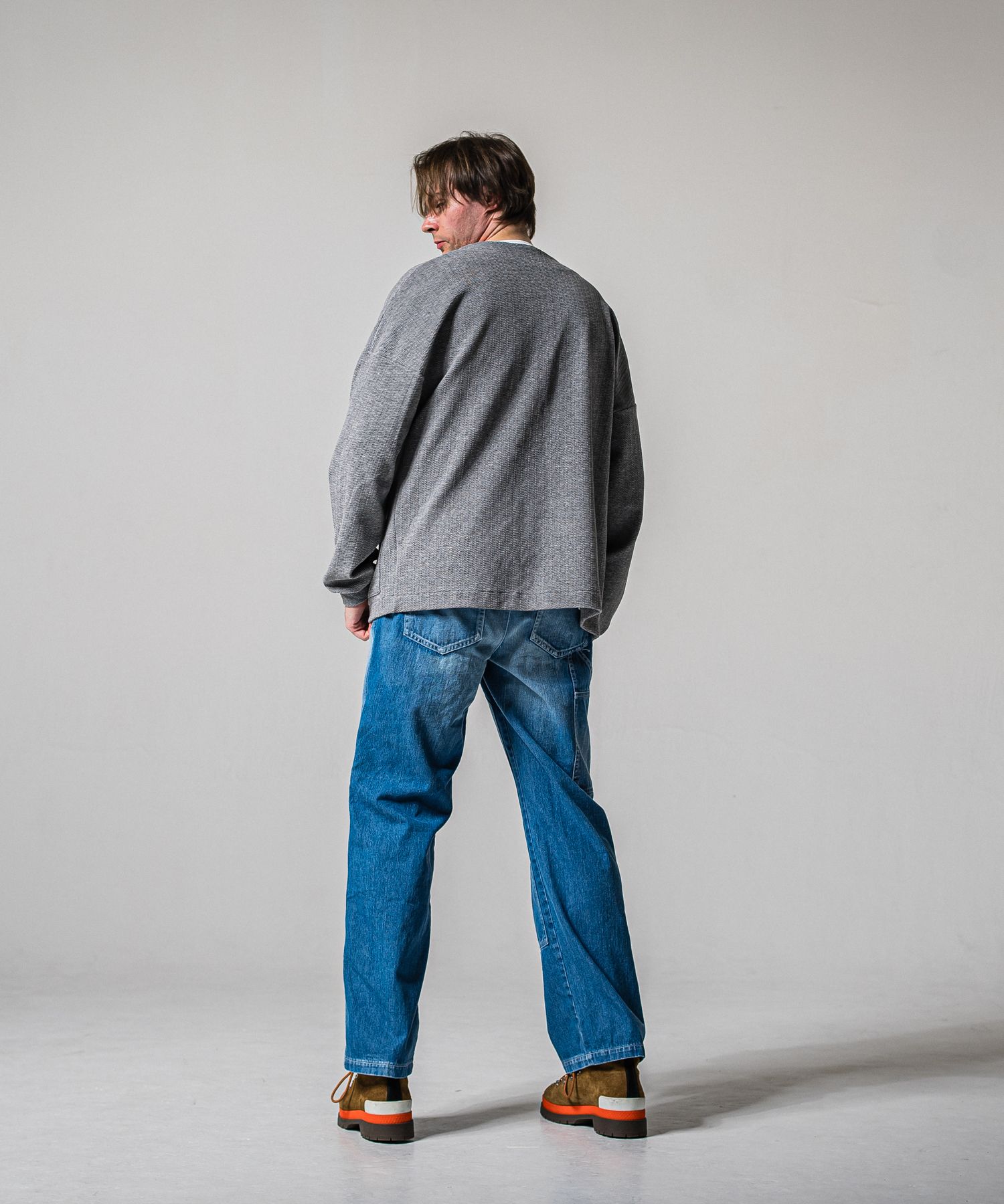 BLISTER KNIT C/D / RC39-C-005 / ブリスターニットカーディガン / グレー (1月下旬入荷予定)