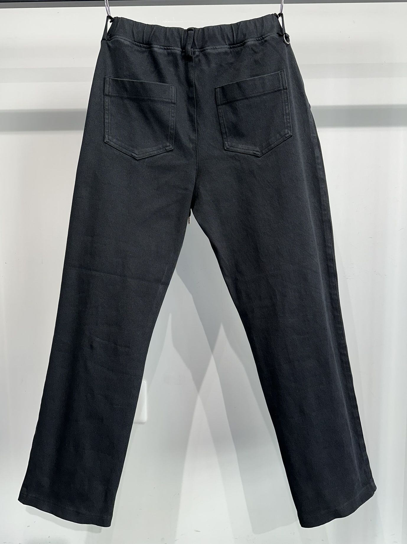 EX DENIM JERSEY WIDE PT / RC35-ST-016WTD / デニムジャージワイドパンツ / ブラック