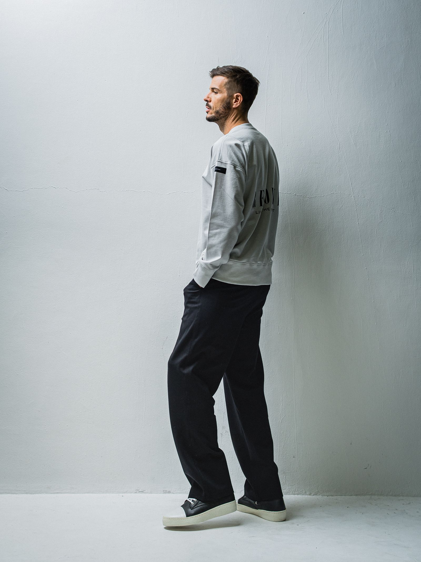 CHRIS EASY WIDE PANTS / RC27-ST-016W / ワイドパンツ / ブラック