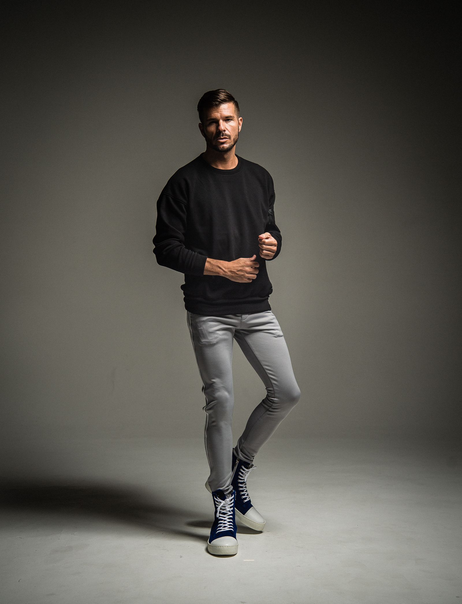 VELOURS FLEECE DROP TRAINER / RC22-C-004 / フリーストレーナー