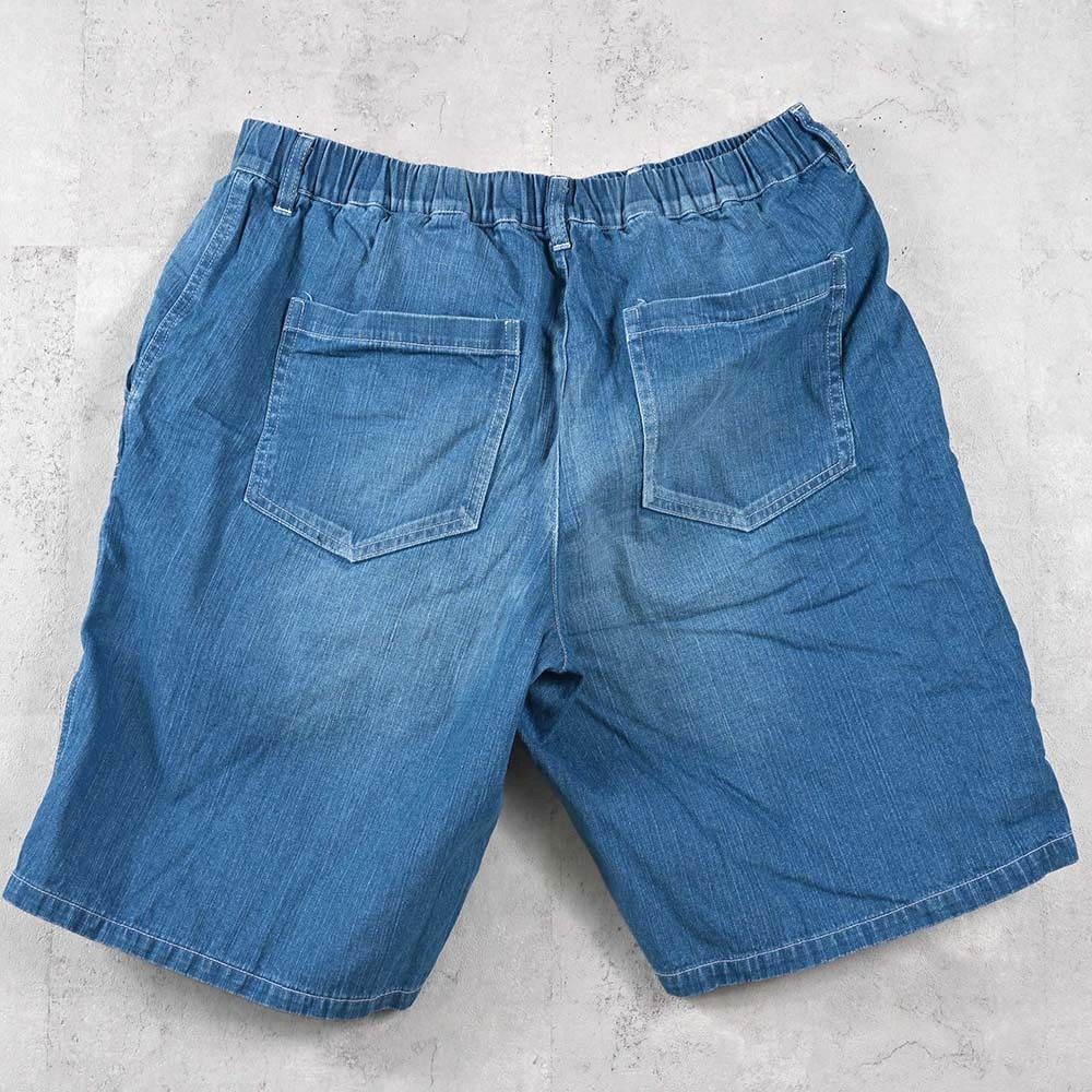 DOUBLE KNEE SHORTS / RC40-HP-007 / ダブルニーデニムハーフパンツ / インディゴユーズド (6月上旬入荷予定)