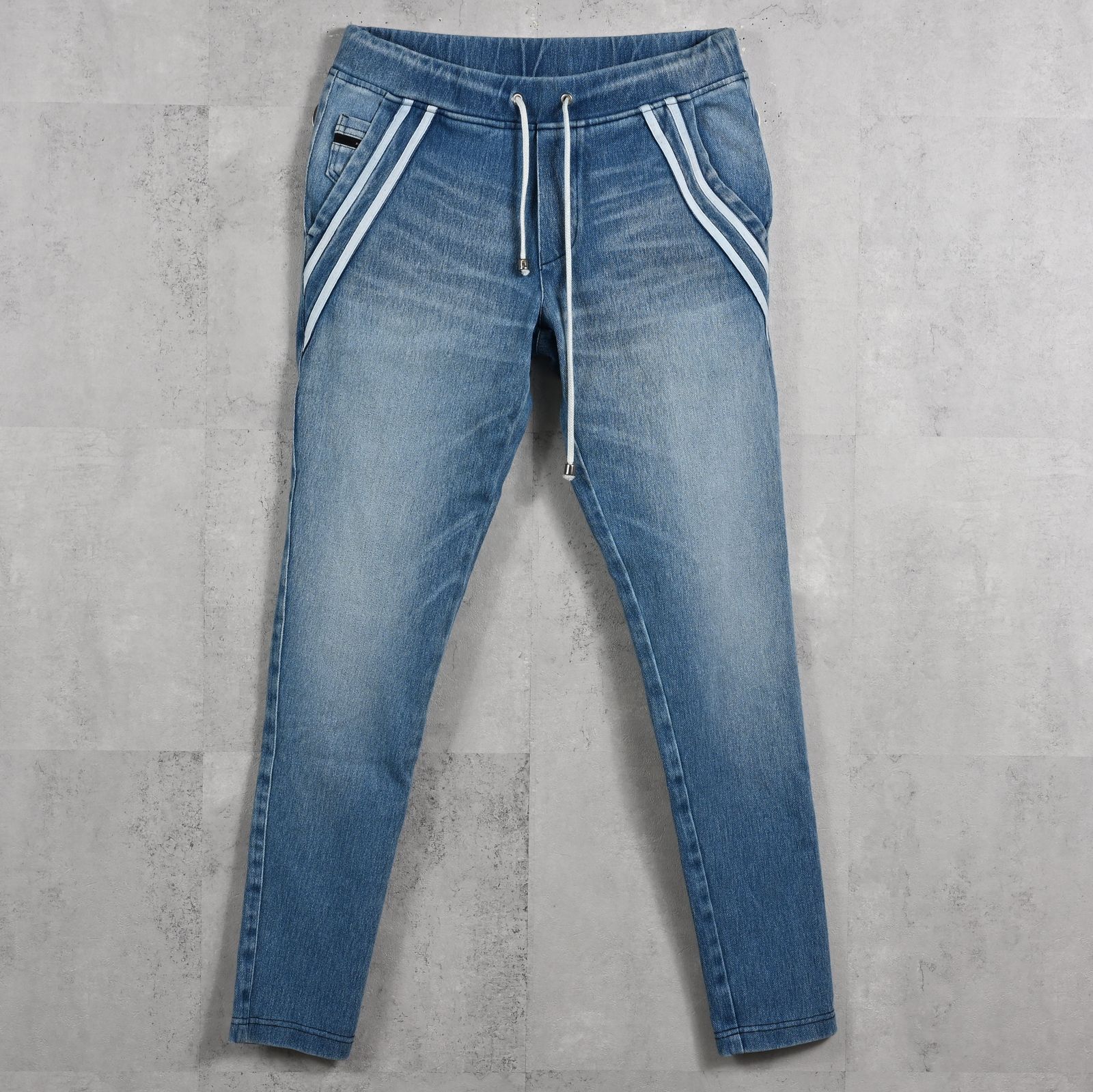 EX DENIM JERSEY EDGE PT / RC39-ST-014D / デニムジャージラインパンツ / ライトインディゴ (2月上旬入荷予定)