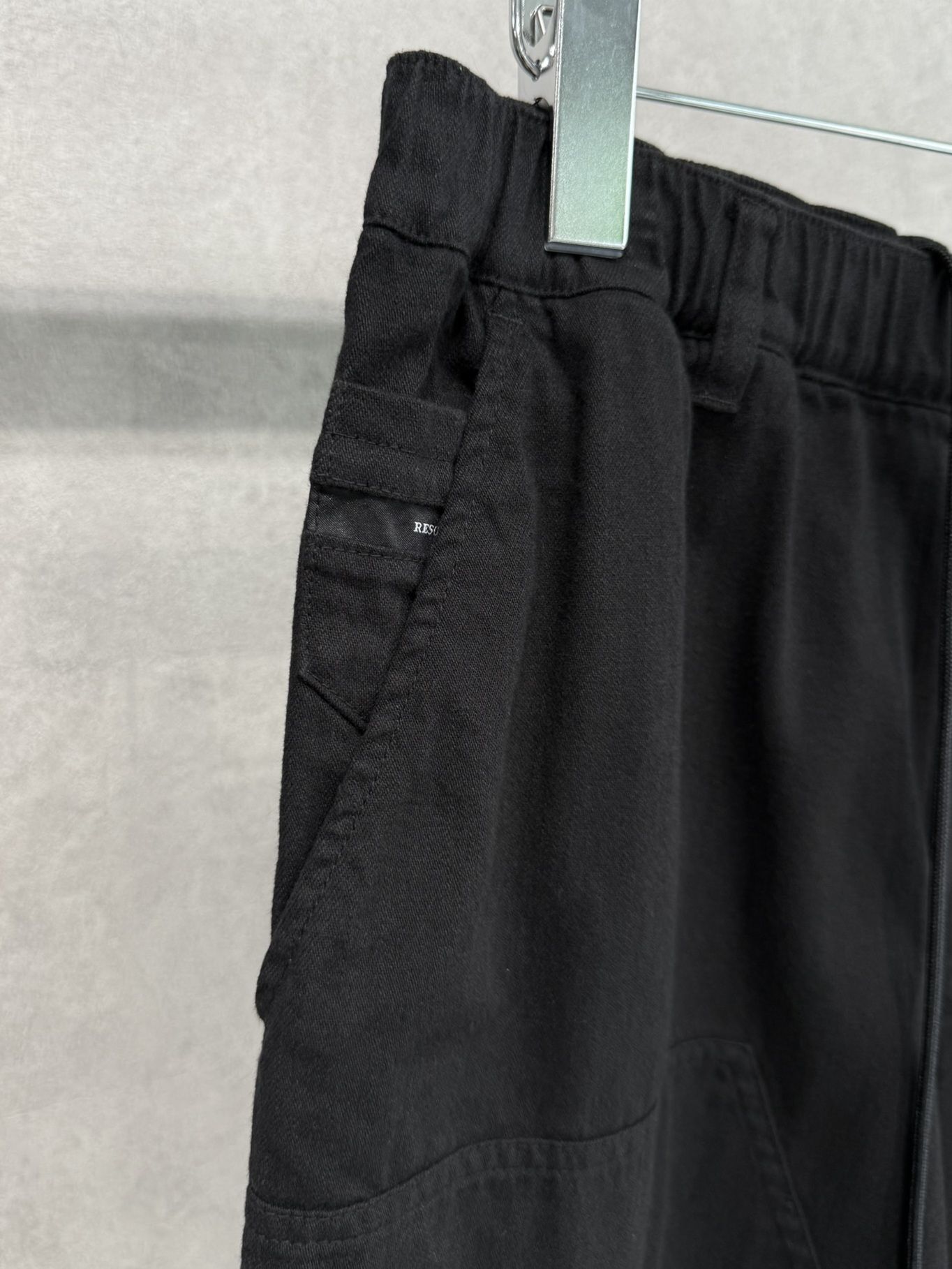 DOUBLE KNEE SHORTS / RC40-HP-007 / ダブルニーデニムハーフパンツ / ブラック