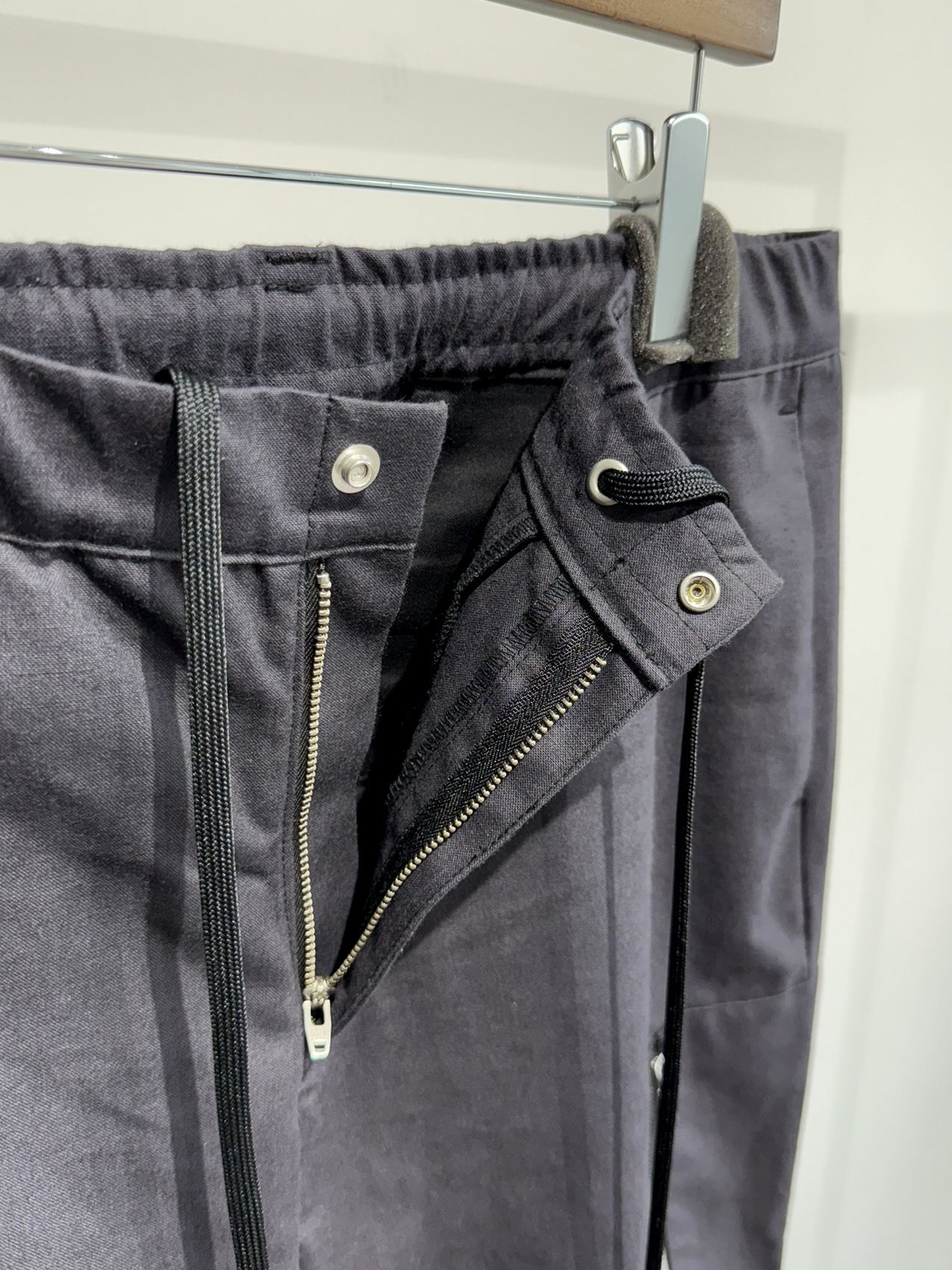 DAVID CARGO PANTS / RC35-ST-040 / ミリタリー裾ゴムカーゴパンツ / ブラック