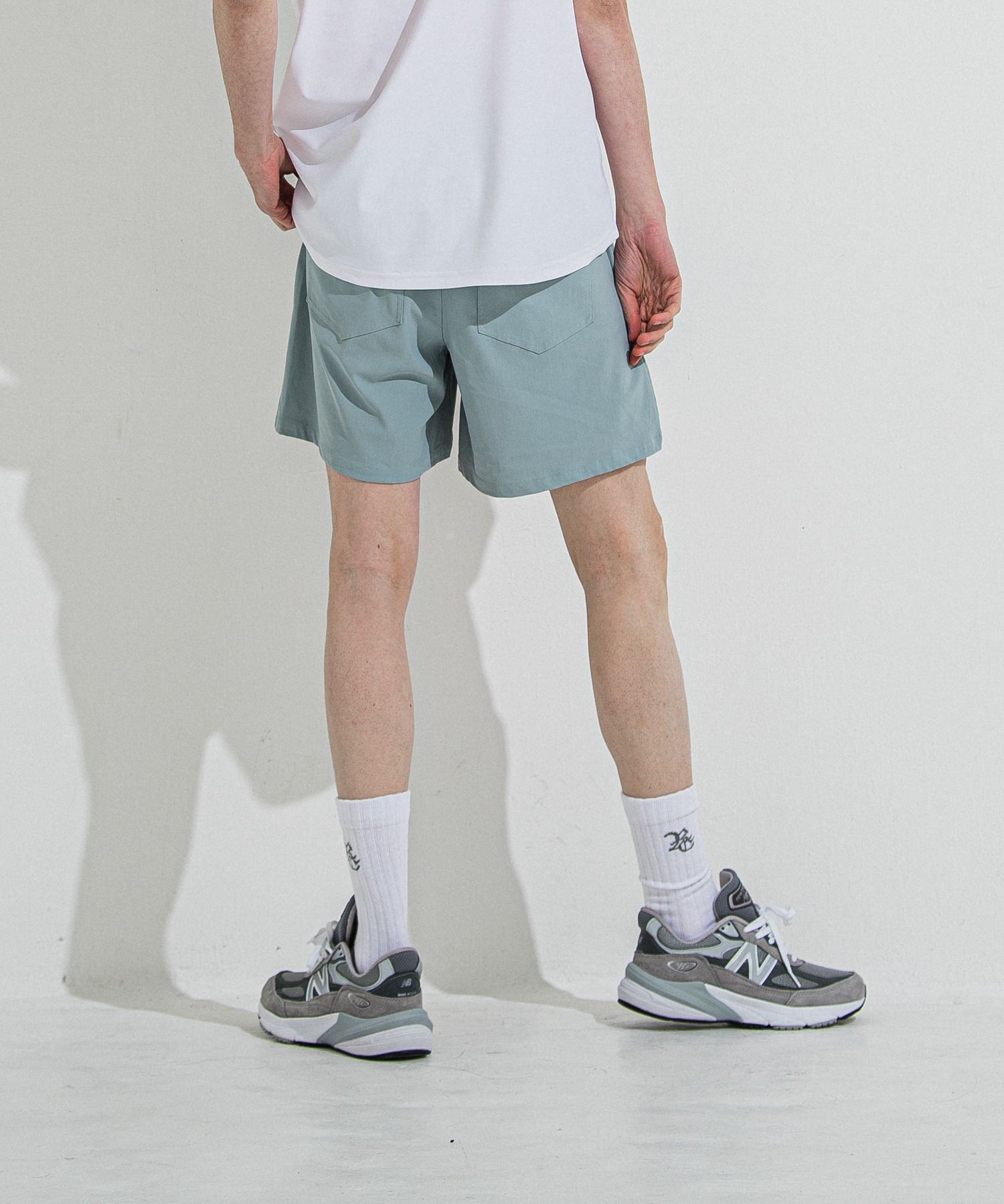 TV NYLON SHORTS / RC32-HP-004 / リラックスナイロンショーツ / アクア