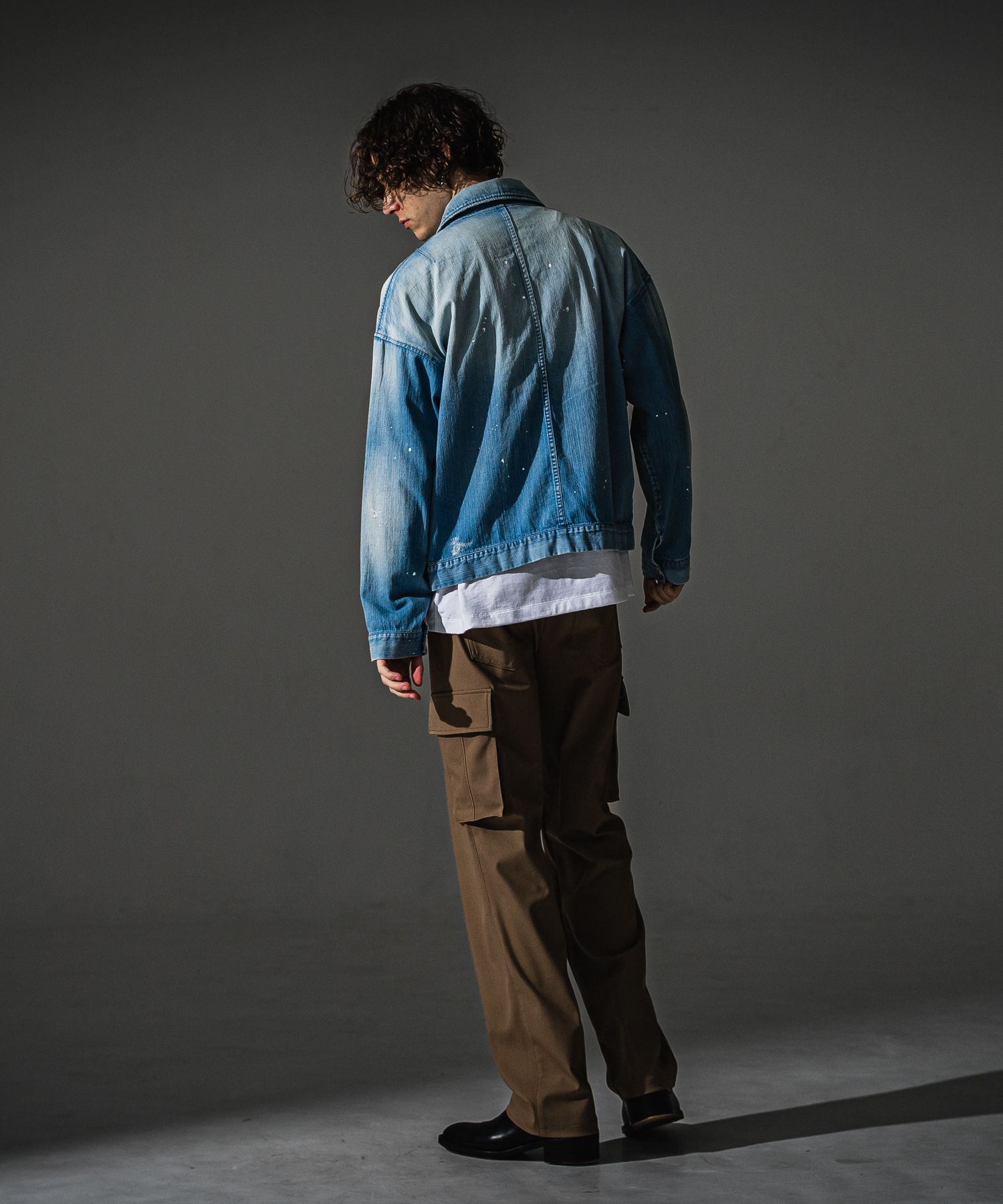 HEAD CARGO / RC41-ST-043 / カーゴセミワイドタックパンツ / ブラウン (8月中旬入荷予定)