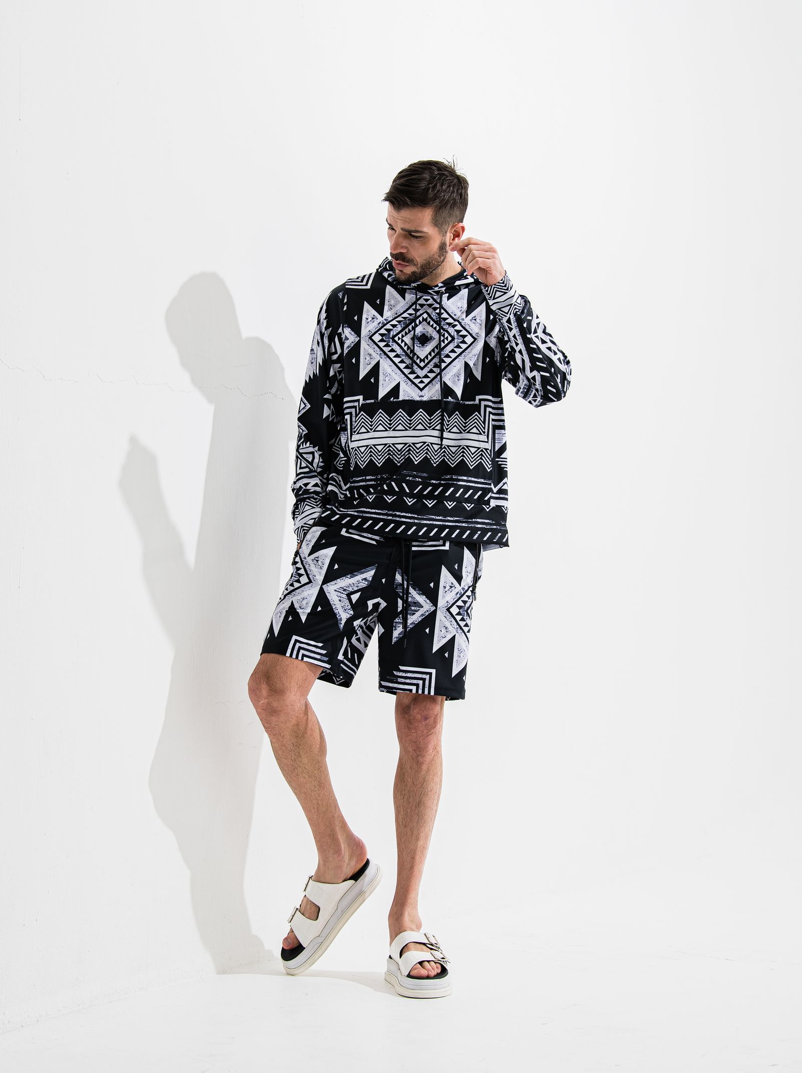 RUSH SHORTS / OR2-HP-002  / ラッシュガードハーフパンツ / ネイティヴブラック (6月中旬入荷予定)