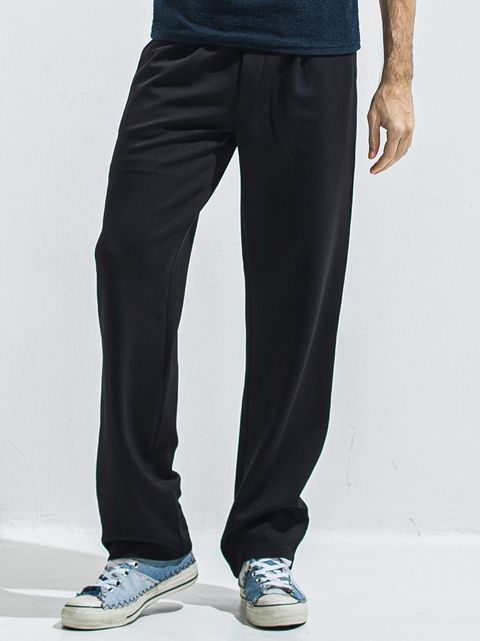 SEMI WIDE TUCK PANTS / RC40-ST-016WT / セミワイドタックパンツ / ダンボールブラック (4月中旬入荷予定)