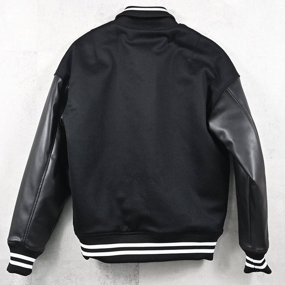 VARSITY JACKET / RC41-JK-008 / スタジャン / ブラック (10月下旬入荷予定)